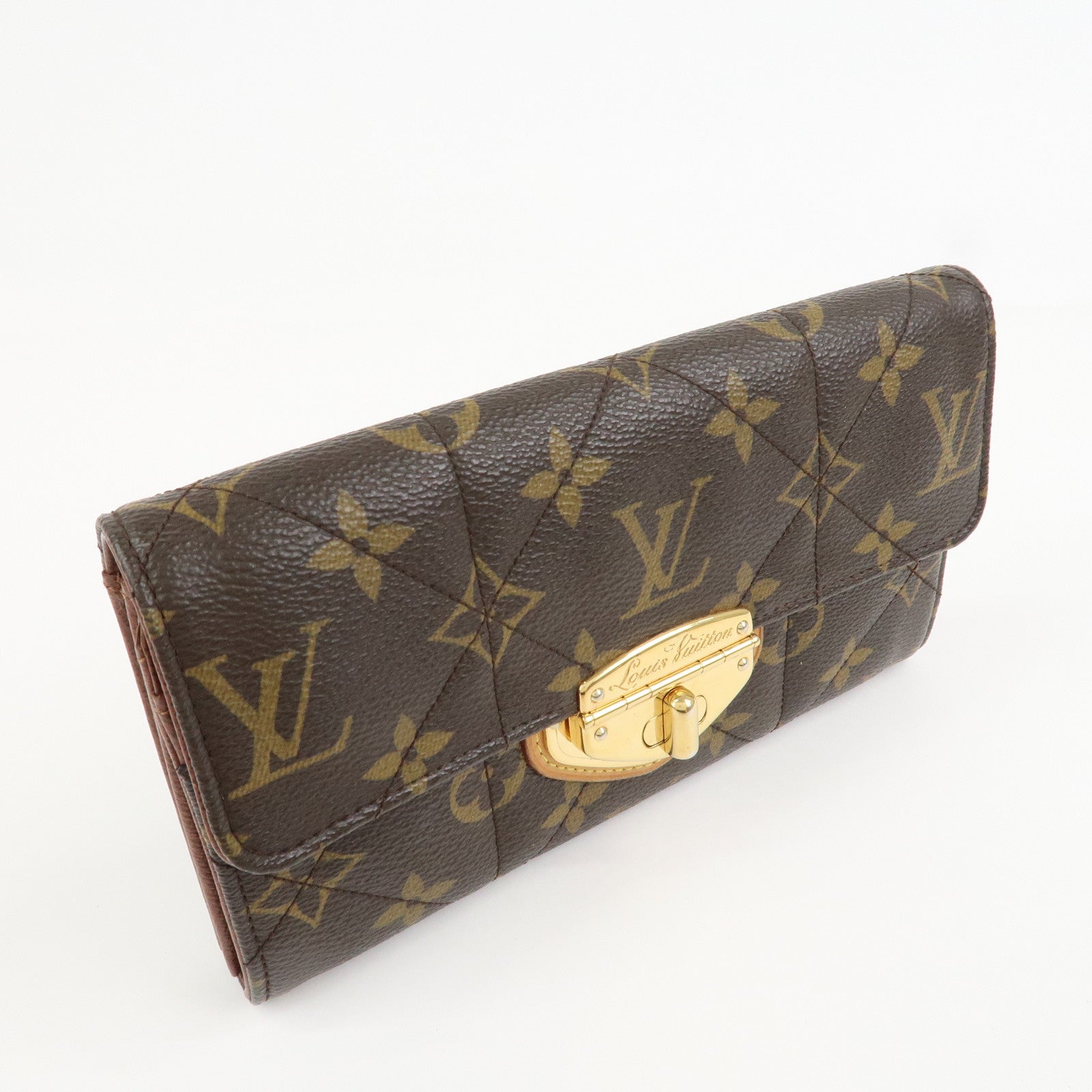 Louis Vuitton Monogram Portefeuille Sarah Etoile Long Wallet Brown M66556