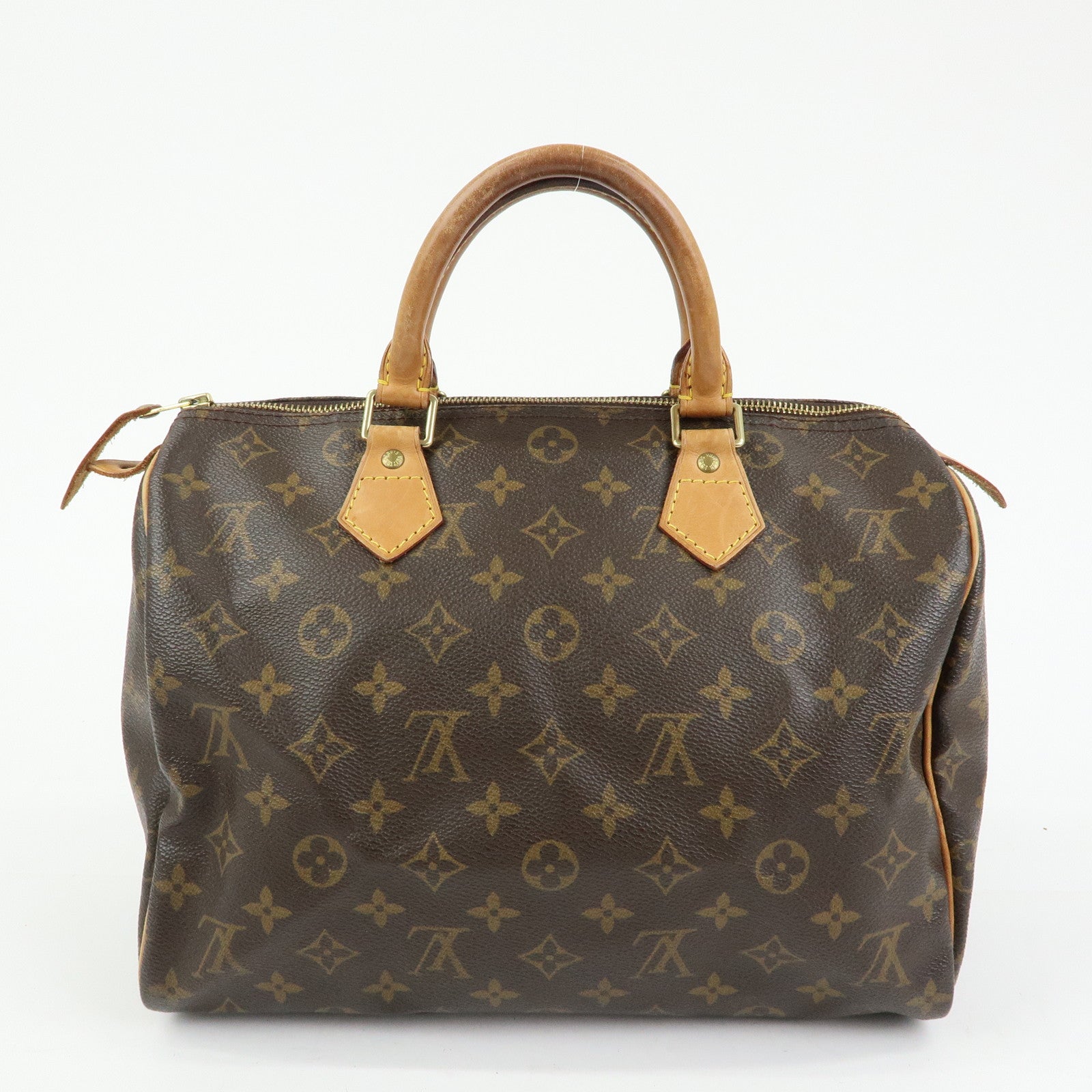 Louis Vuitton Monogram Speedy 30 Boston Bag Hand Bag Brown M41526
