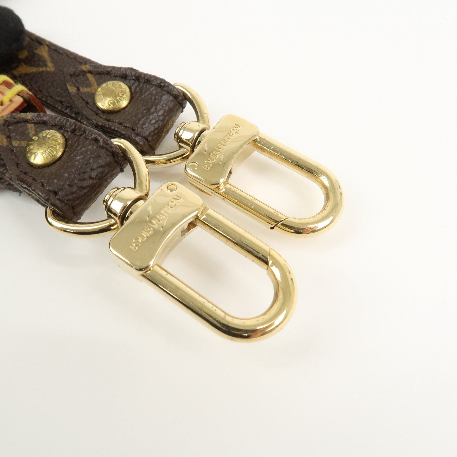 Louis Vuitton Monogram Adjustable Shoulder Strap Brown 120cm J52315