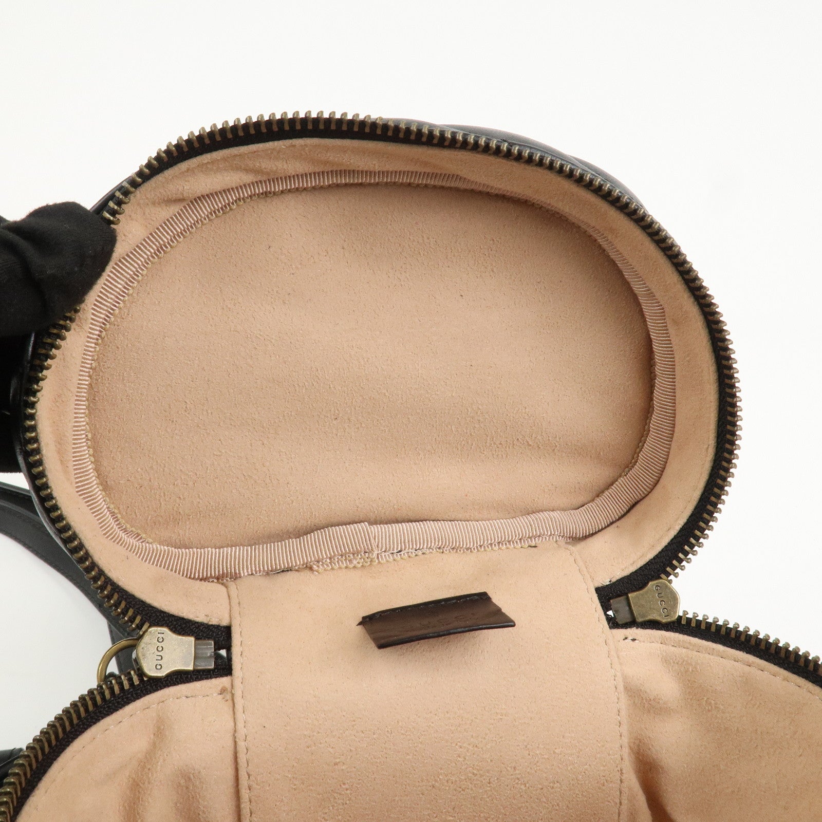 GUCCI GG Marmont Leather Mini Backpack Rucksack Black 598594
