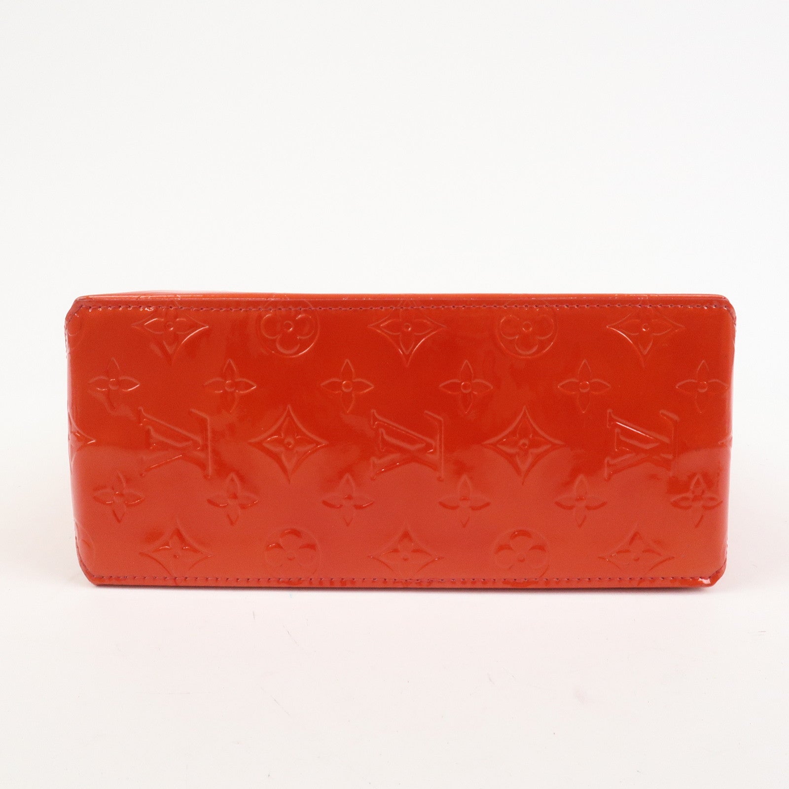 Louis Vuitton Monogram Vernis Lead PM Hand Bag Rouge M91088