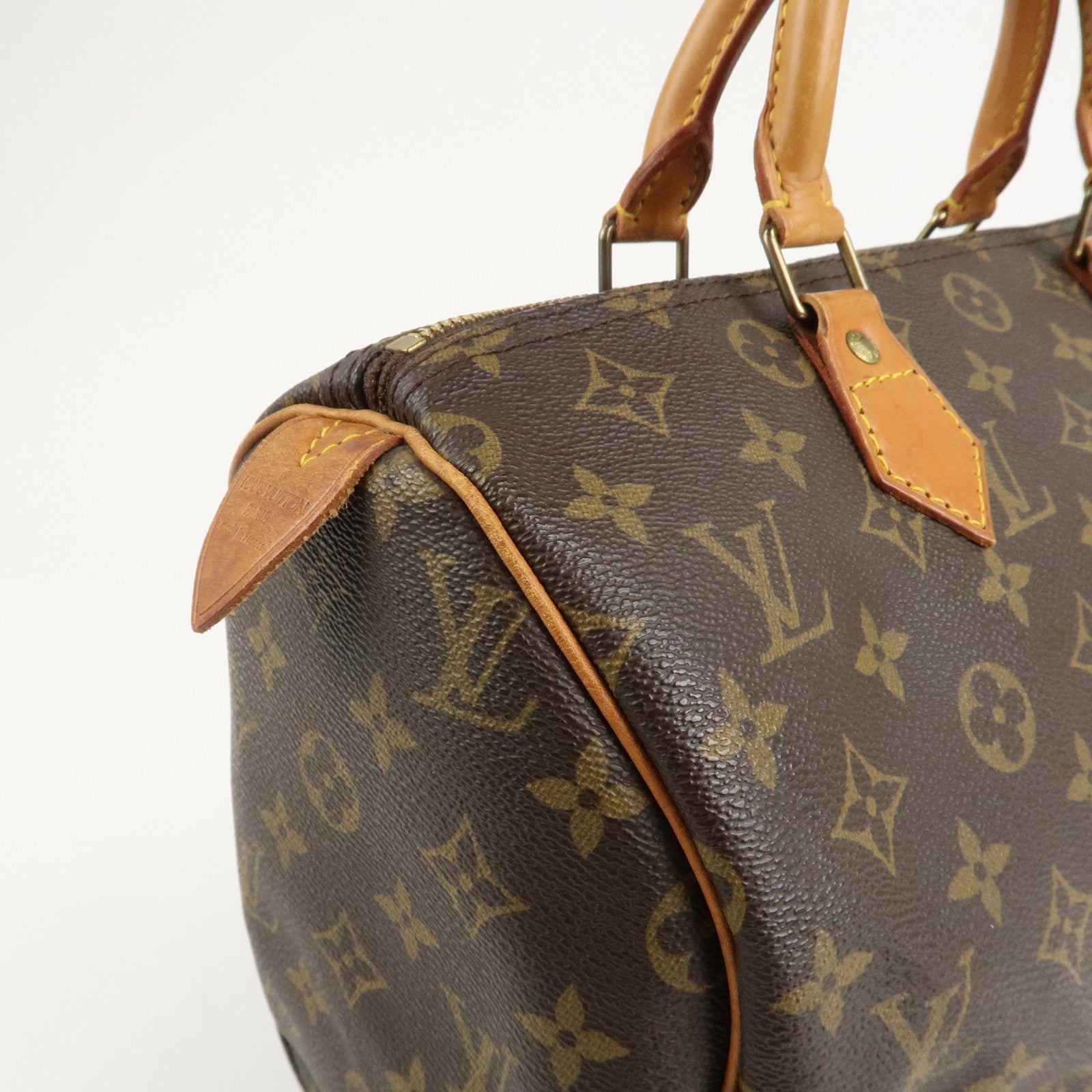 Louis Vuitton Monogram Speedy 30 Hand Bag Boston Bag M41526 Used