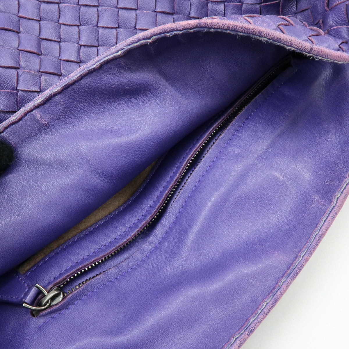 BOTTEGA VENETA Intrecciato Nappa Leather Tote Bag Purple 222322