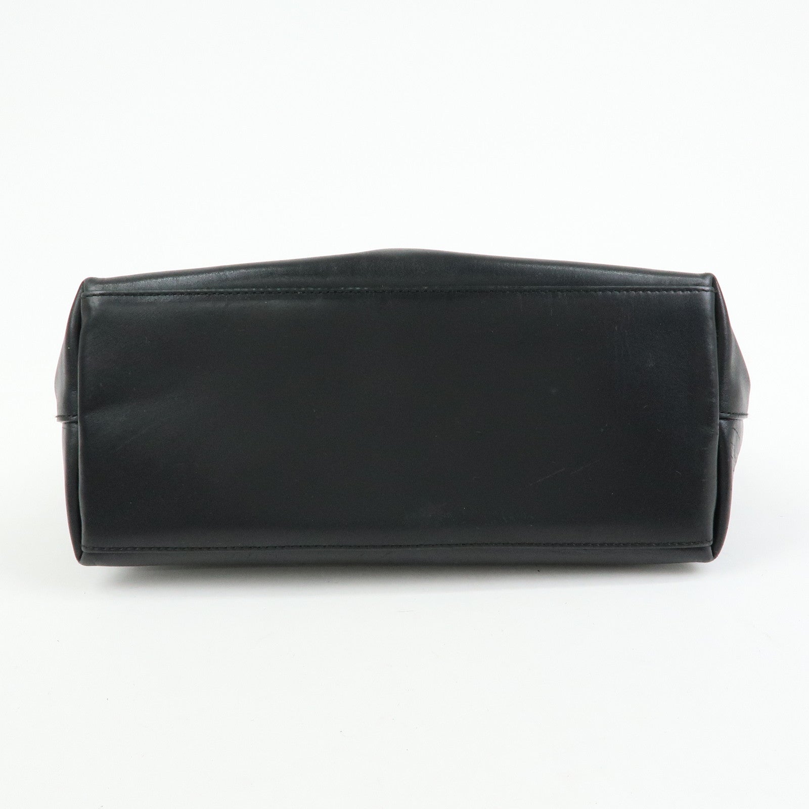 GUCCI Bamboo Leather Shoulder Bag Black 001・1553・1880
