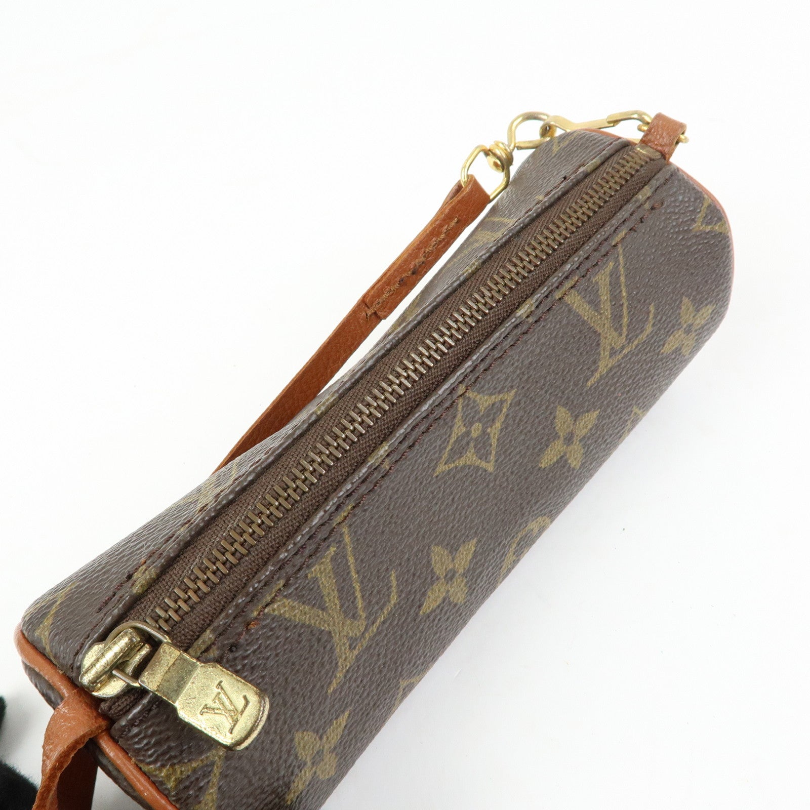 Louis Vuitton Monogram Canvas Mini Pouch for Papillon Bag Brown