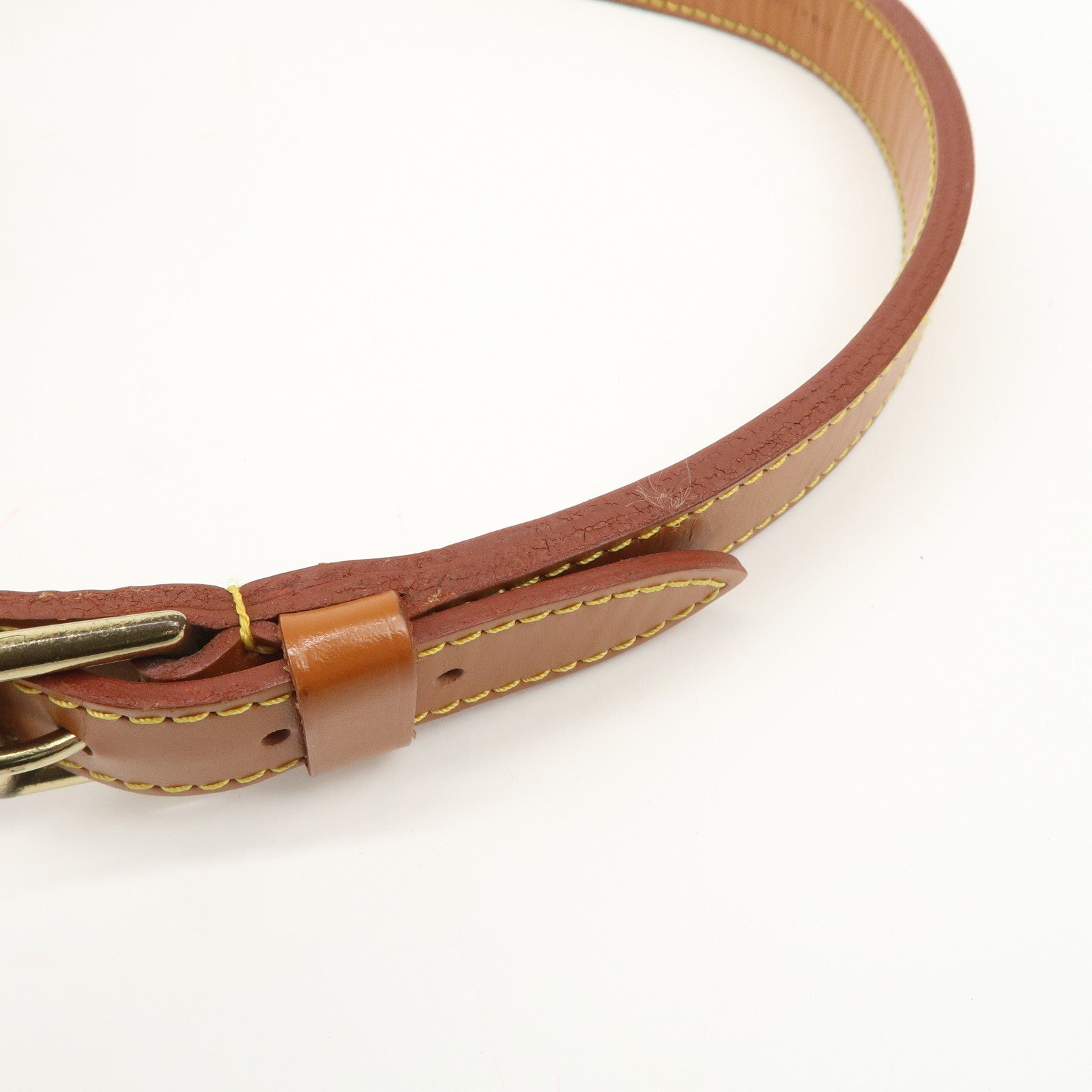 Louis Vuitton Epi Noe Shoulder Bag Zipang Gold Kenya Brown M44028