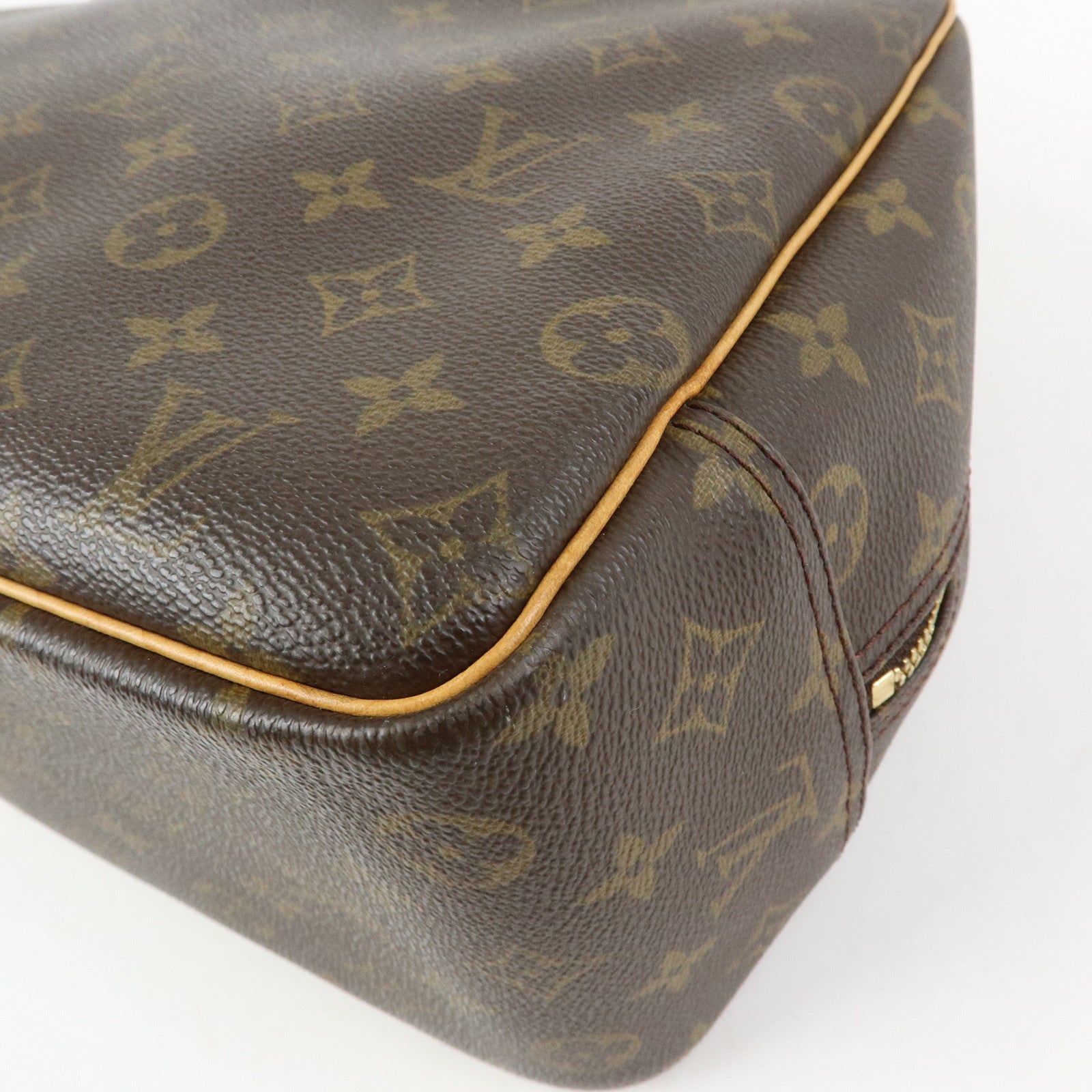 Louis Vuitton Monogram Canvas Deauville Hand Bag Brown M47270