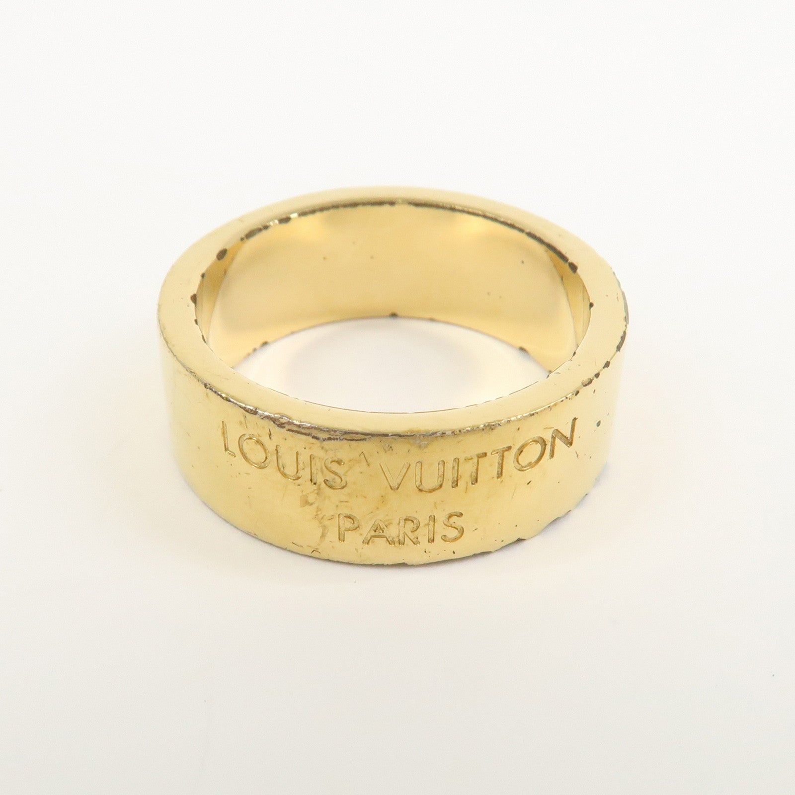 Louis Vuitton Instinct Set of2 Rings Size L Silver Grey Gold M00514