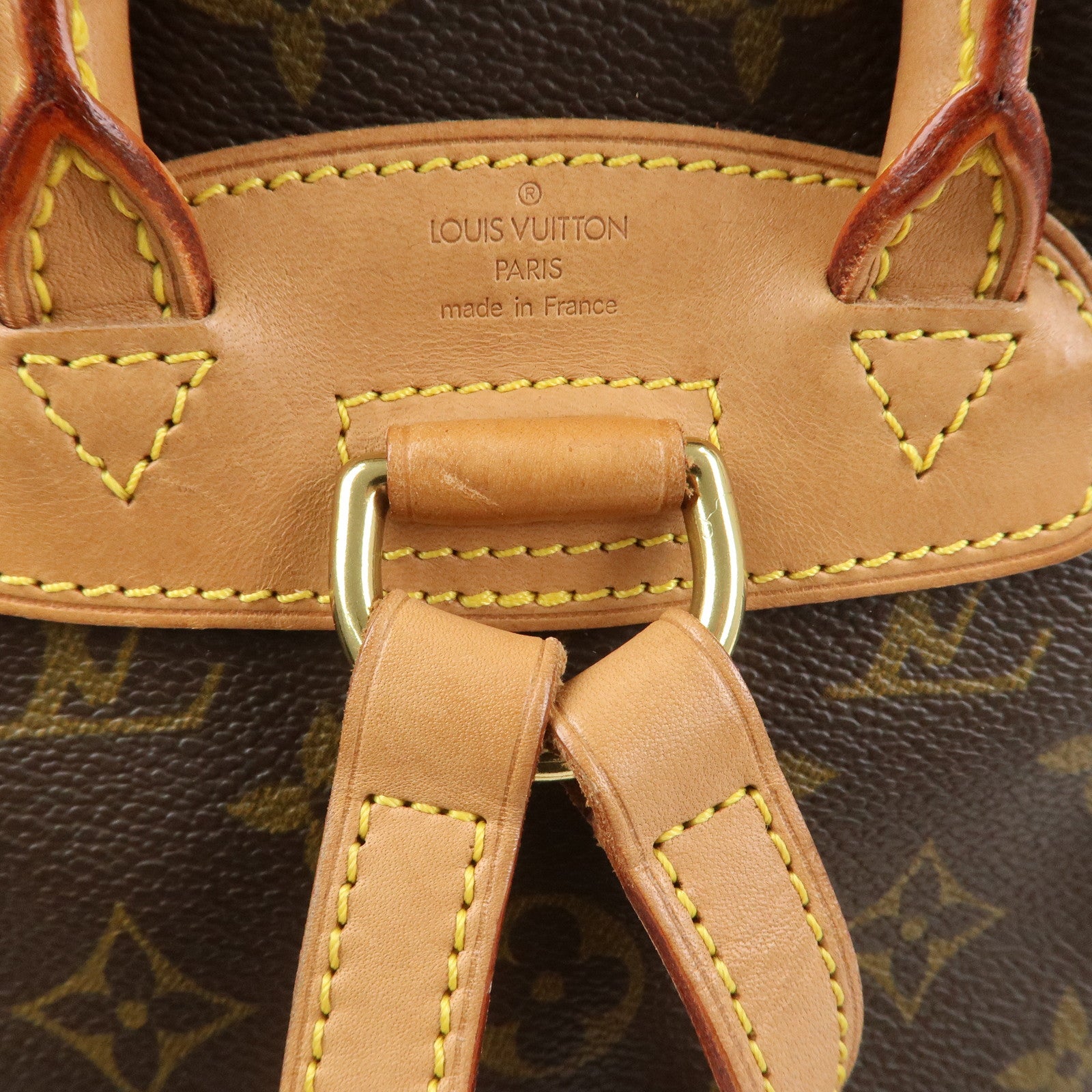 Louis Vuitton Monogram Canvas Mini Montsouris Backpack Brown M51137