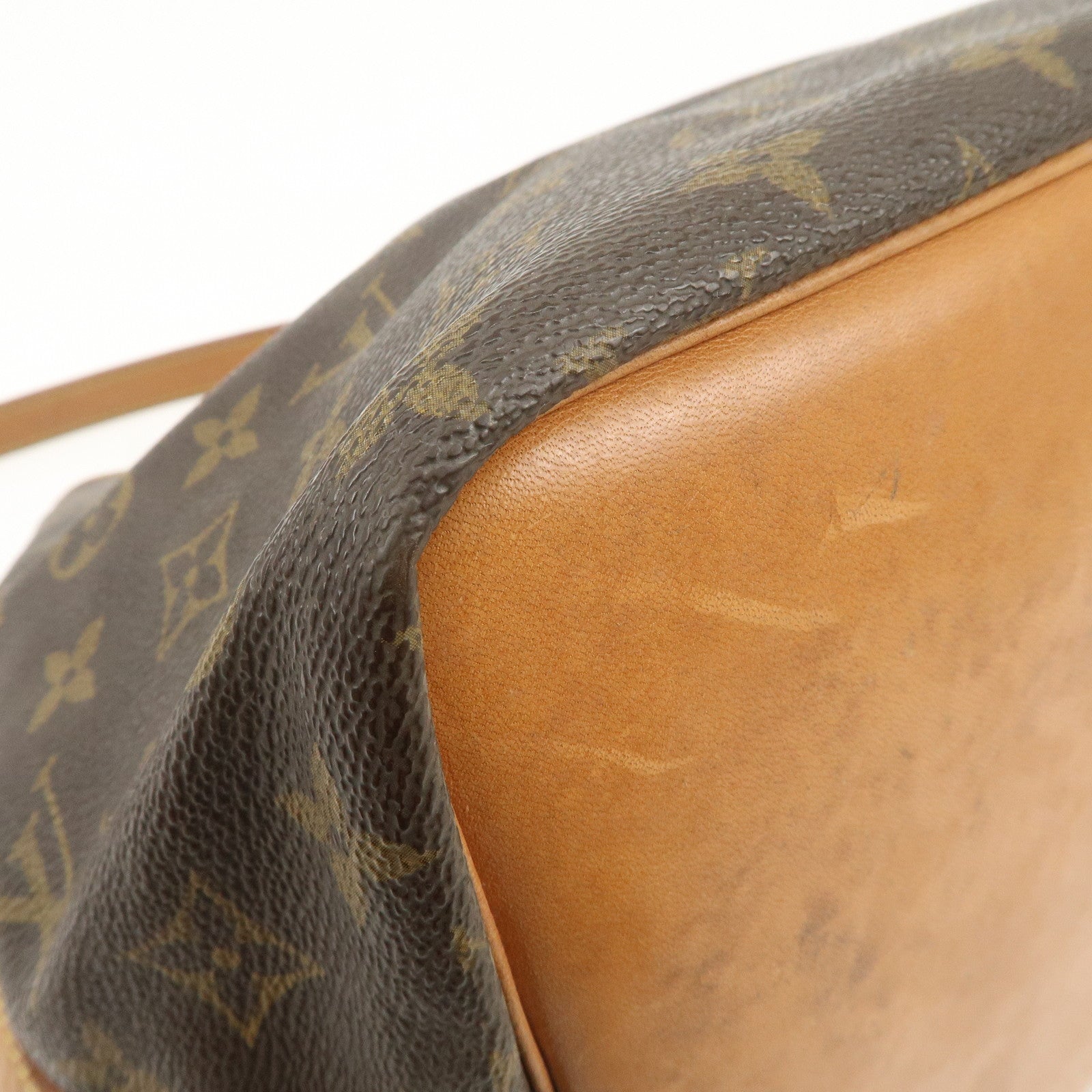 Louis Vuitton Monogram Petit Noe Shoulder Bag Brown M42226
