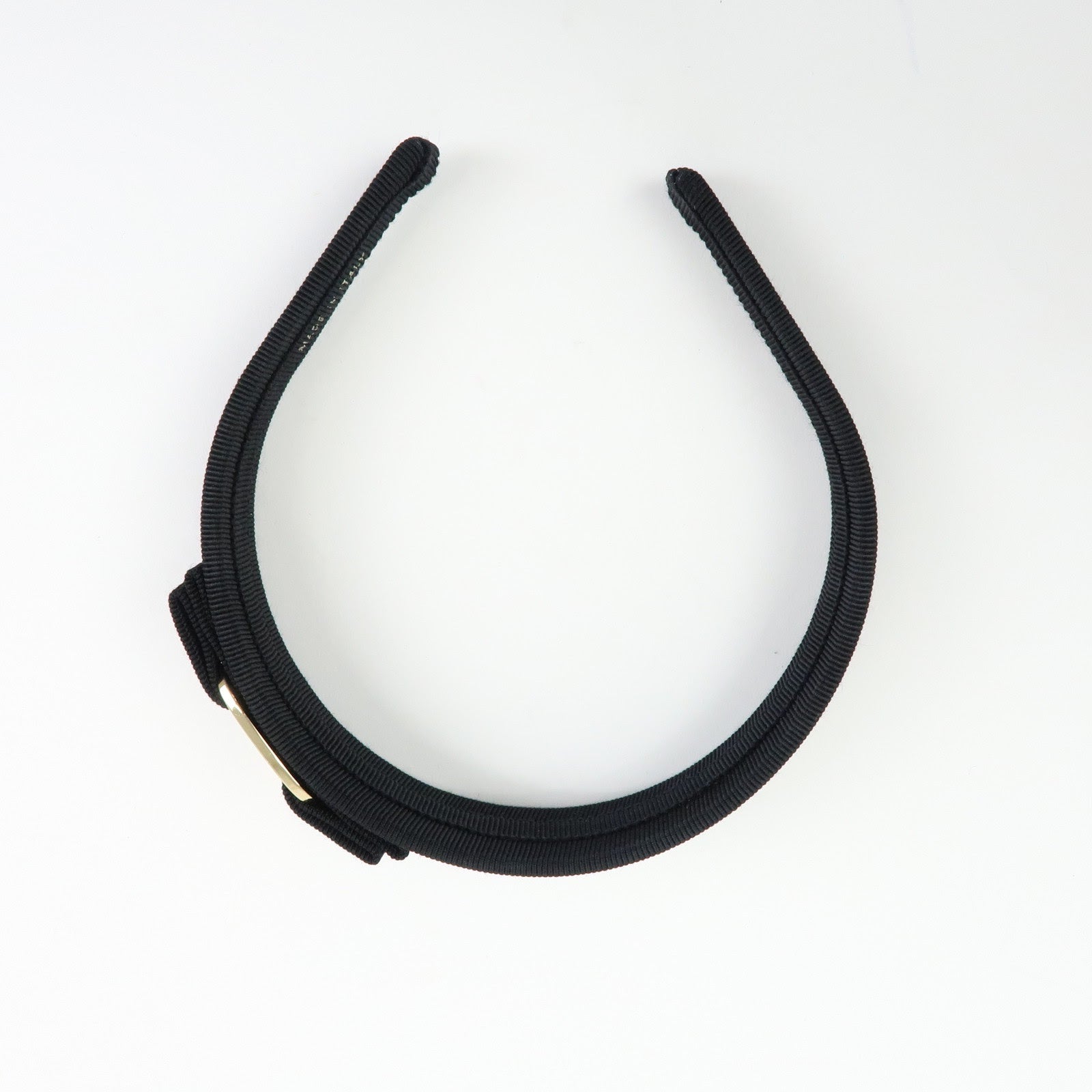 Ferragamo Vara Ribbon Viscose Headband Hair Accessory Black