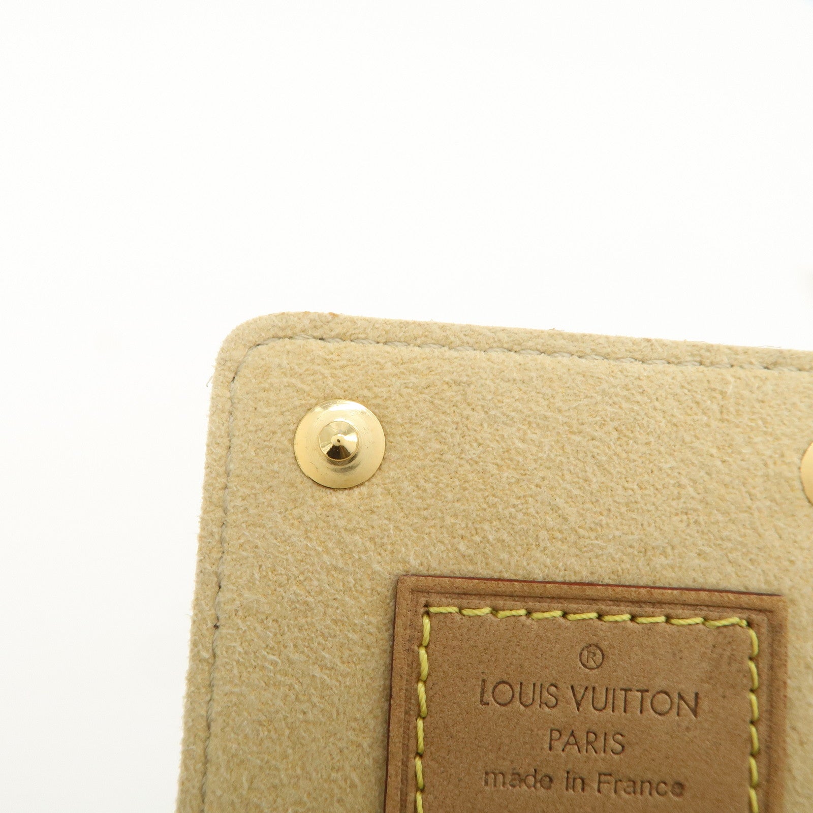 Louis Vuitton Monogram Canvas Jewelry Case Jewelry Box Brown