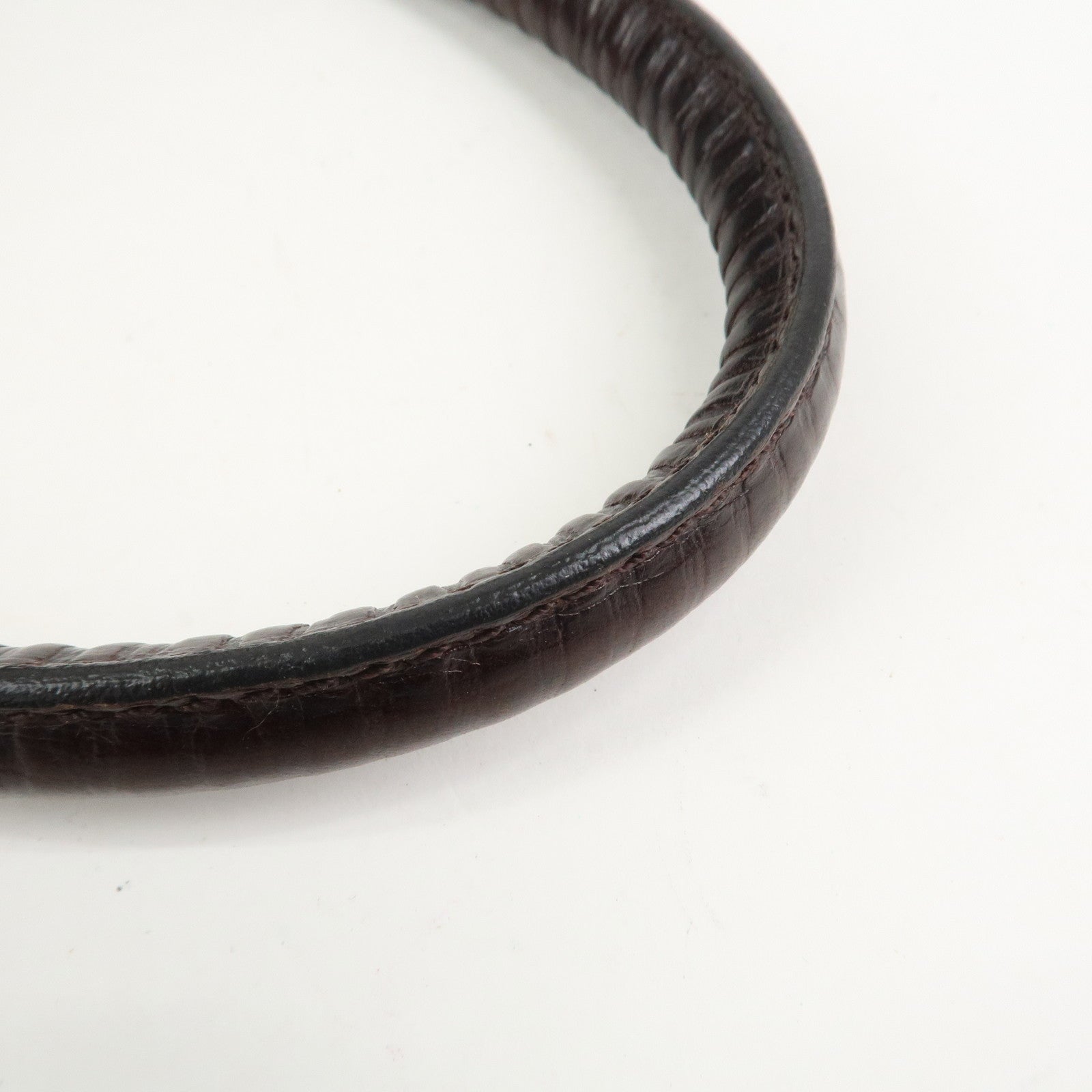 FENDI Ethnico Zucca Canvas Leather Tote Bag Shoulder Bag 8BN157