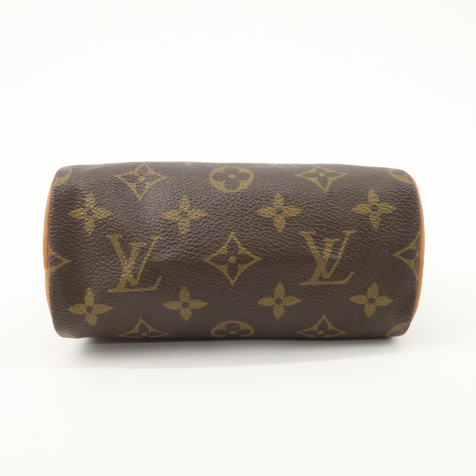 Louis Vuitton Monogram Mini Speedy Hand Bag & Strap TH0955 J00145 Used