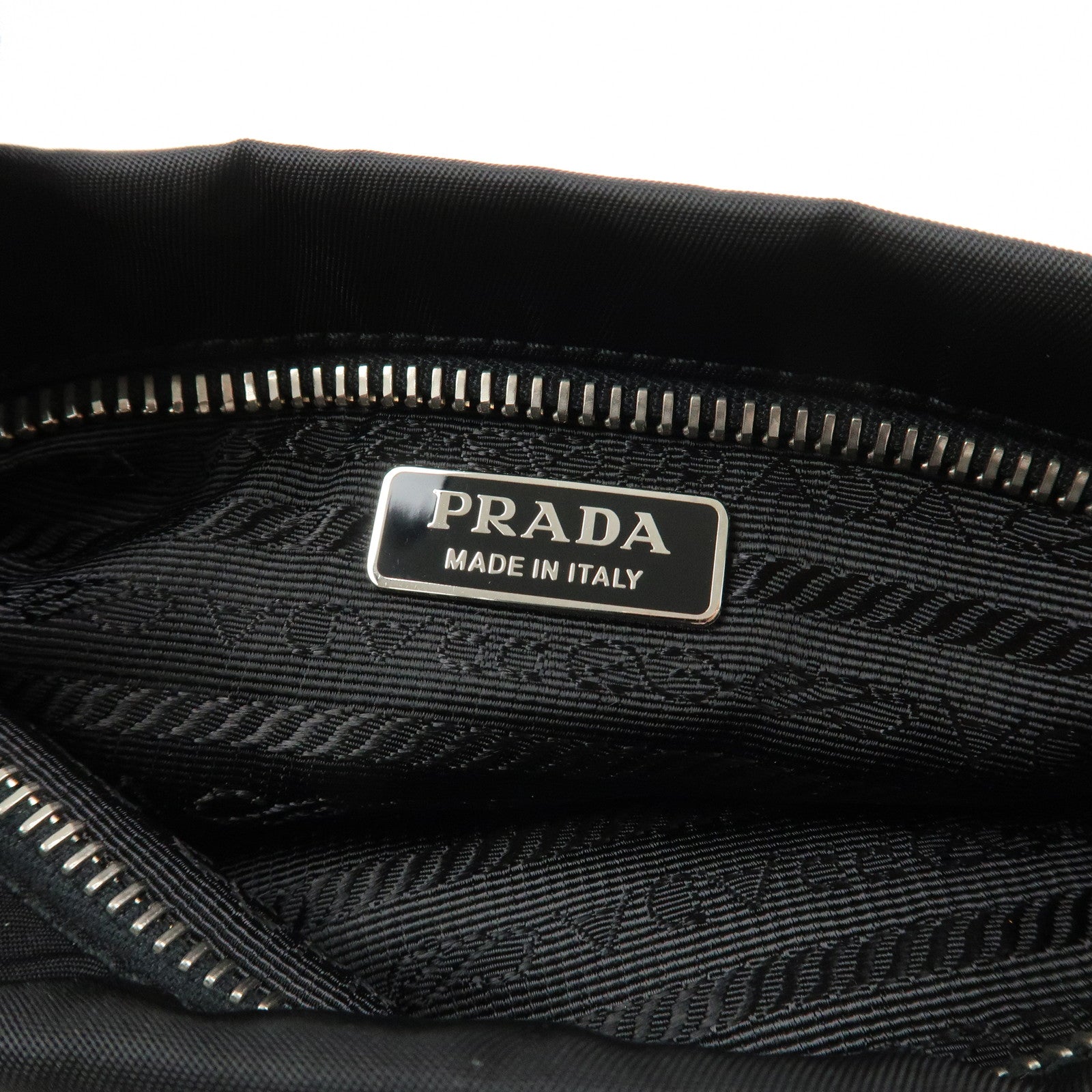 PRADA Evening Heart Nylon Saffiano Leather Shoulder Bag 1N1588