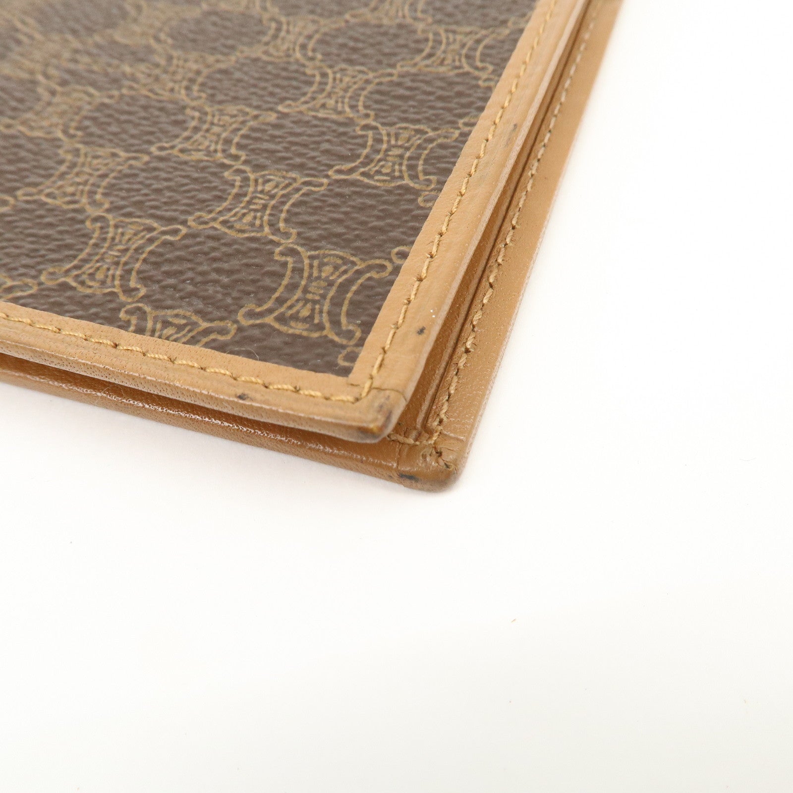 CELINE Macadam PVC Leather Long Wallet Brown