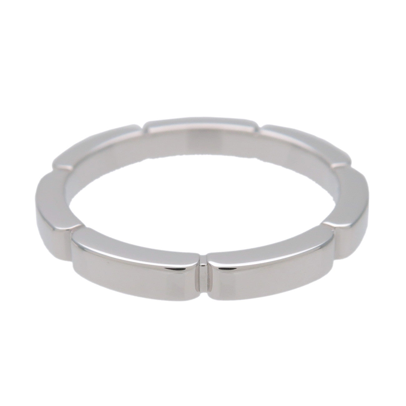 Cartier Maillon Panthere 4P Diamond Ring 750WG #53 US6.5 EU53 HK14