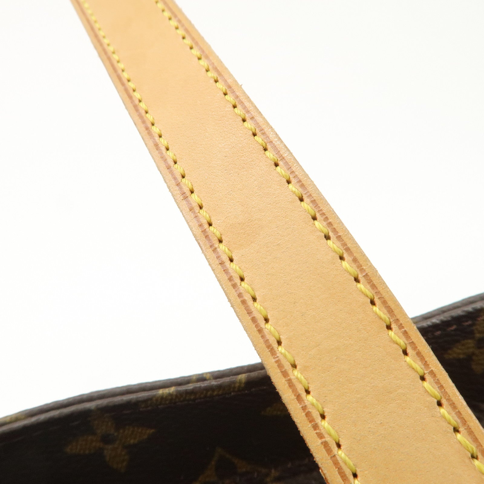 Louis Vuitton Monogram Luco Tote Bag Hand Bag Brown M51155 Used