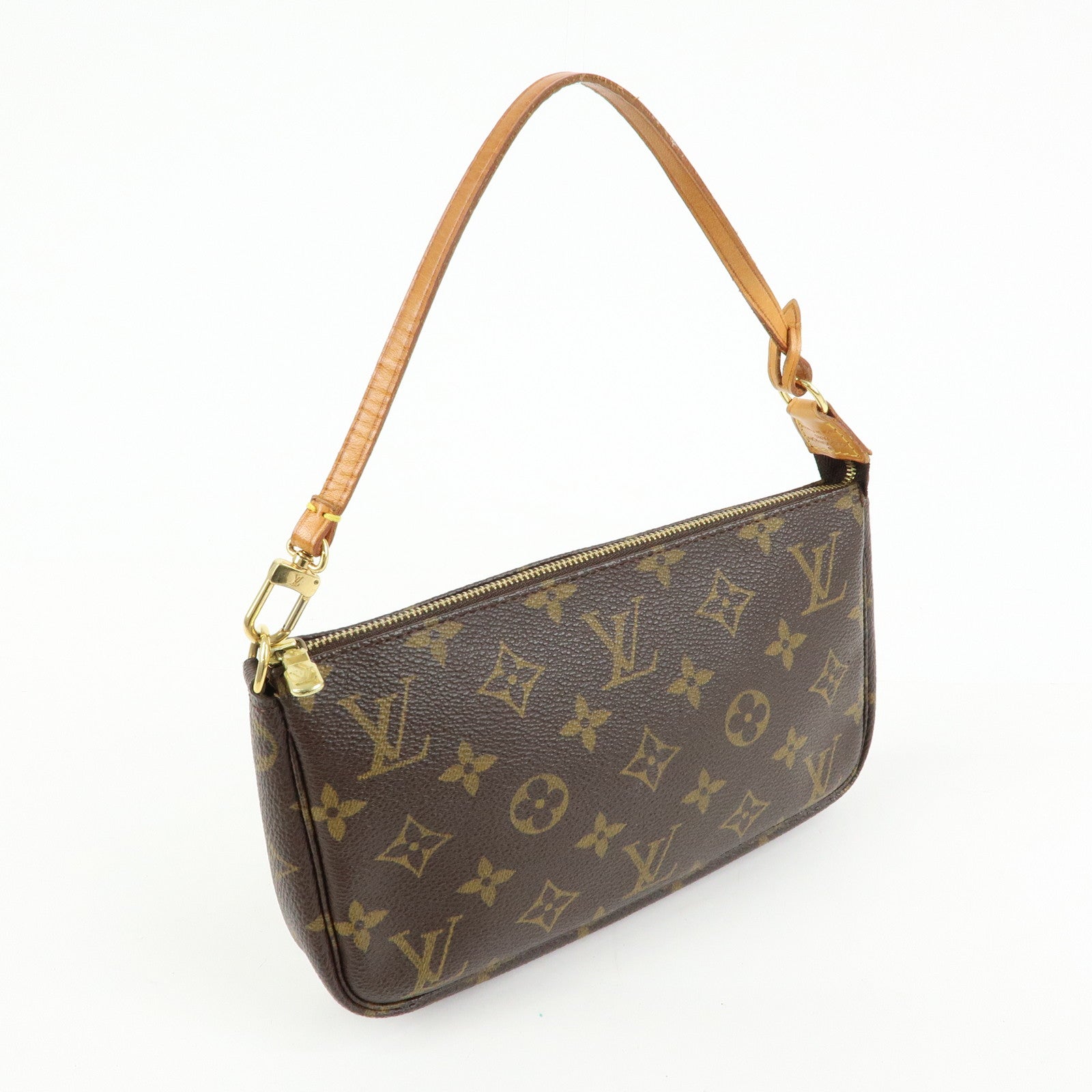 Louis Vuitton Monogram Pochette Accessoires Pouch Hand Bag M51980