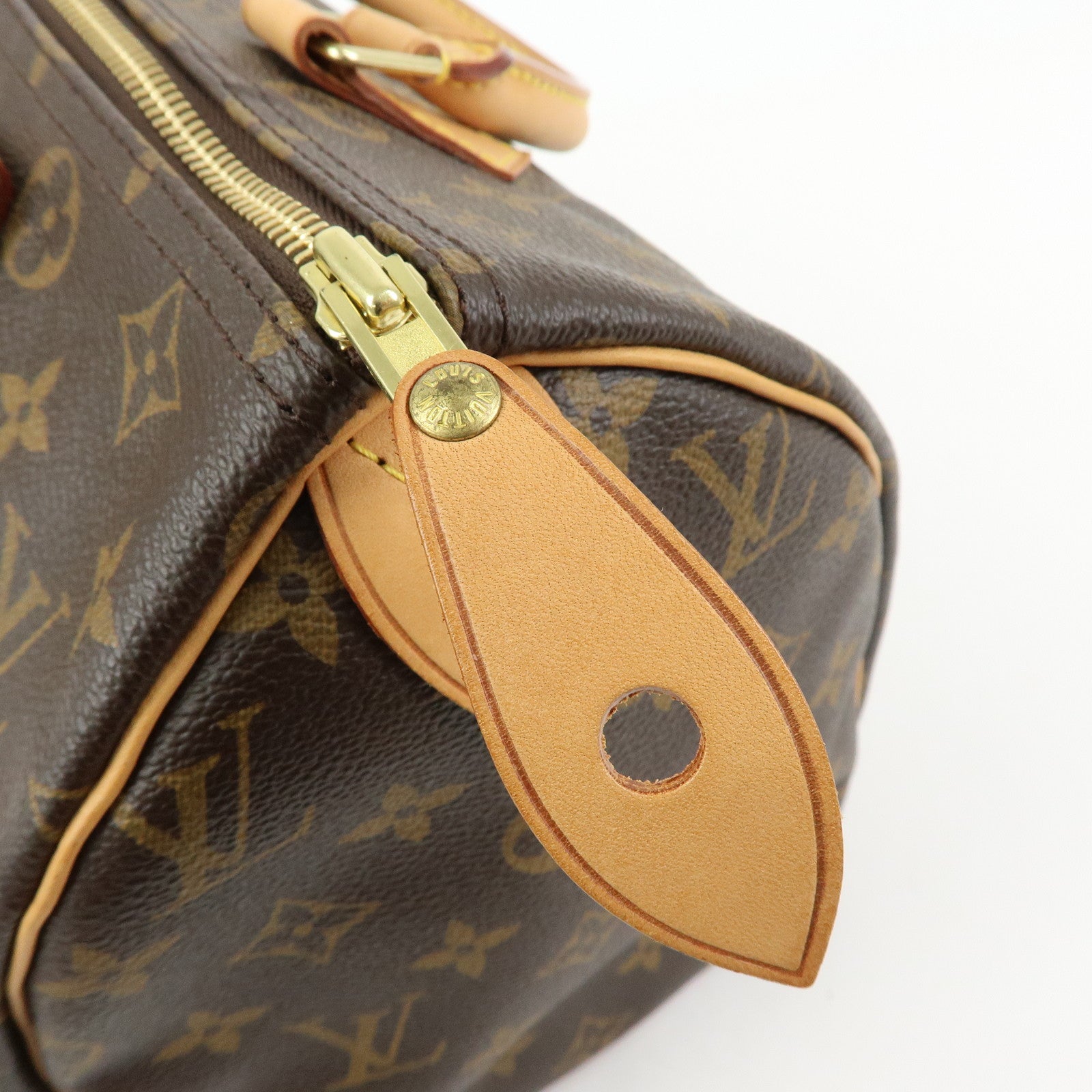 Louis Vuitton Monogram Speedy 30 Boston Bag Hand Bag Brown M41526
