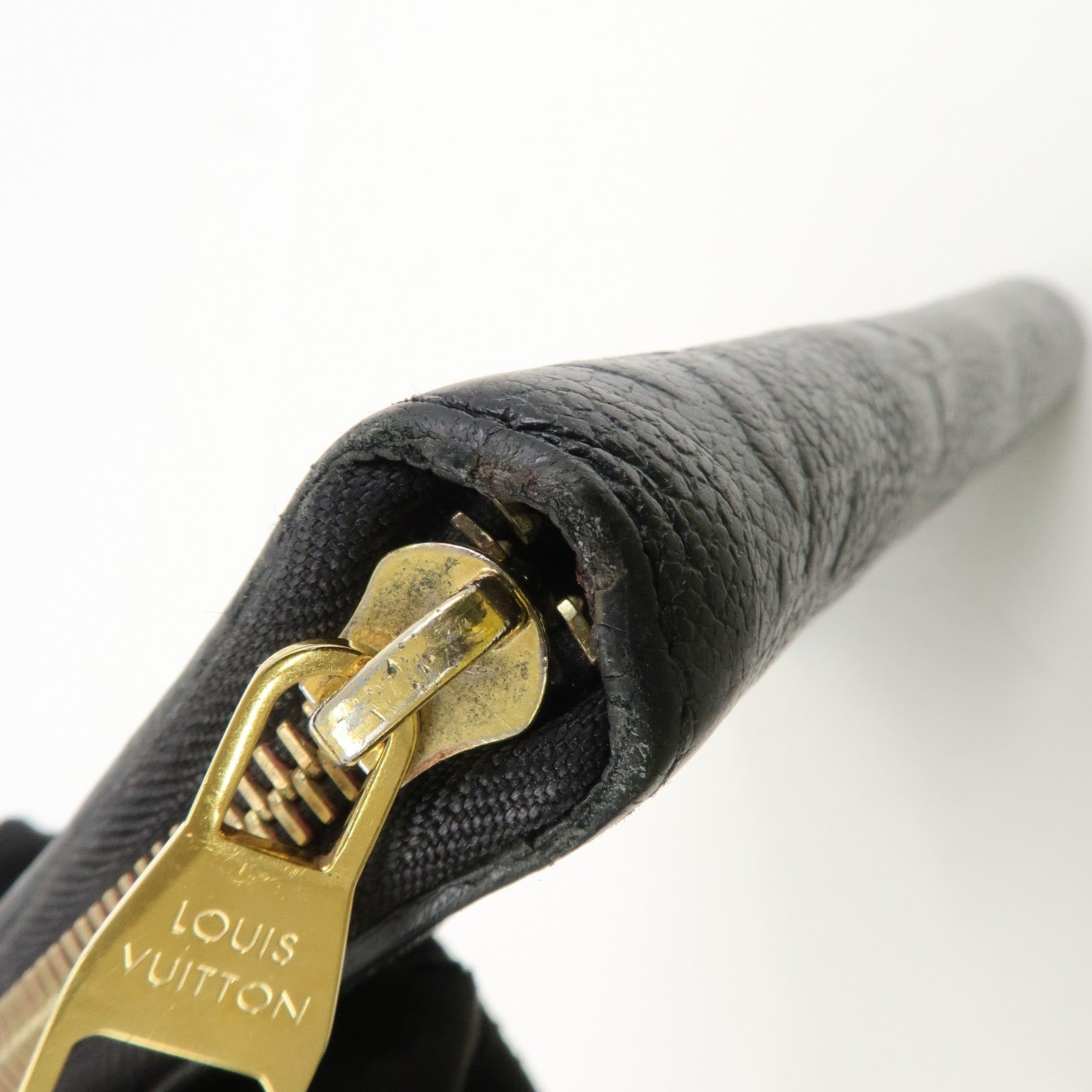 Louis Vuitton Monogram Empreinte Leather Round Zippy Wallet M61864 Used