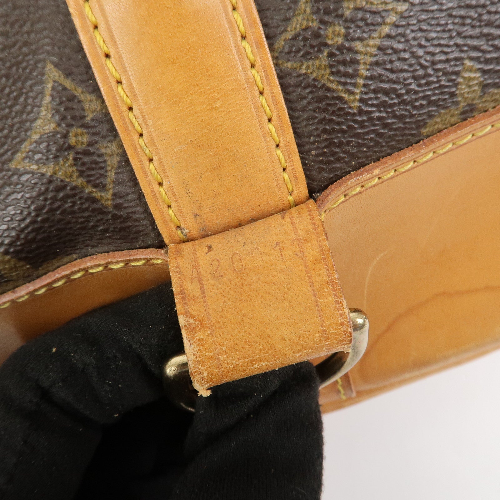 Louis Vuitton Monogram Randonnee GM Shoulder Bag Brown M42244