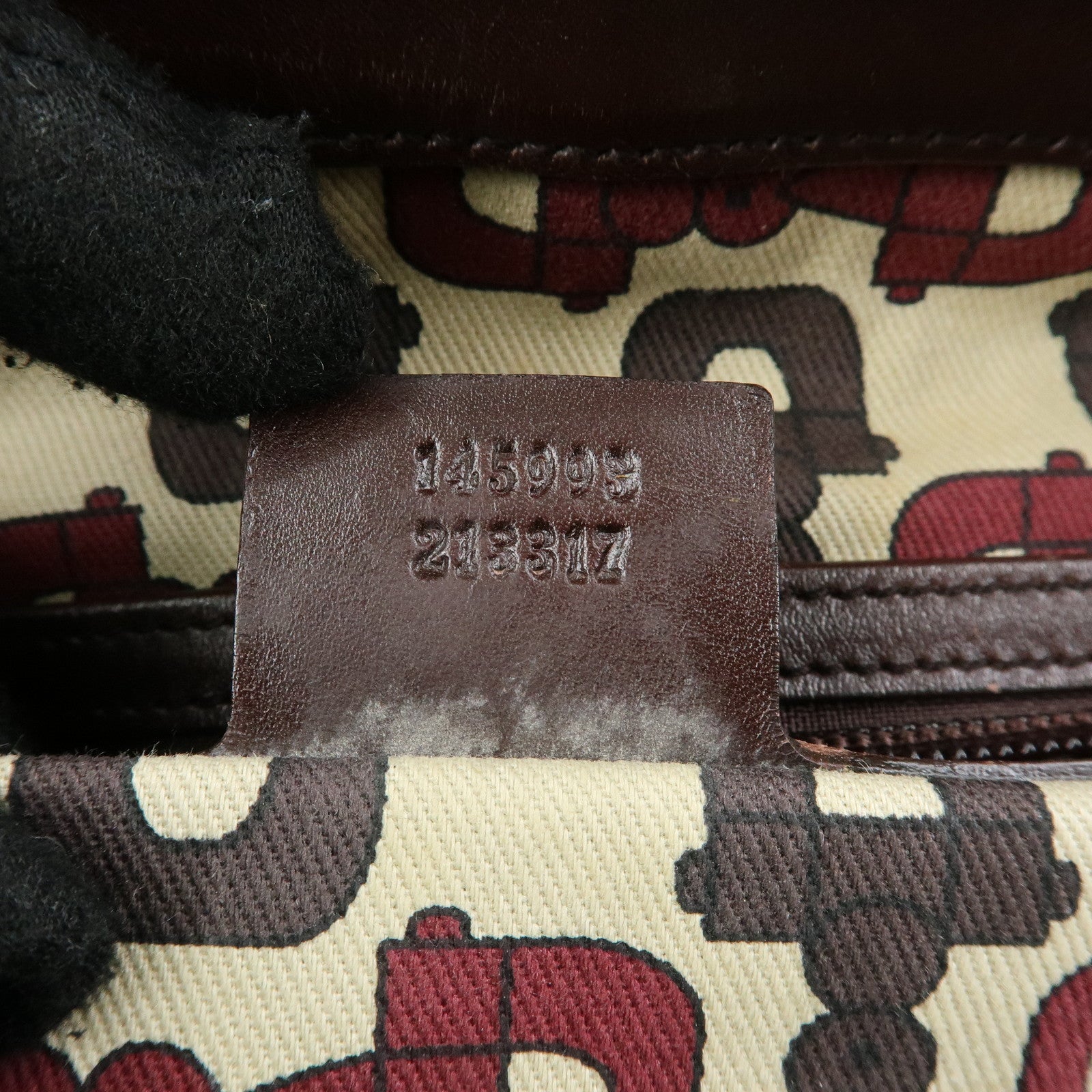 GUCCI Guccissima Leather Tote Bag Hand Bag Brown 145993