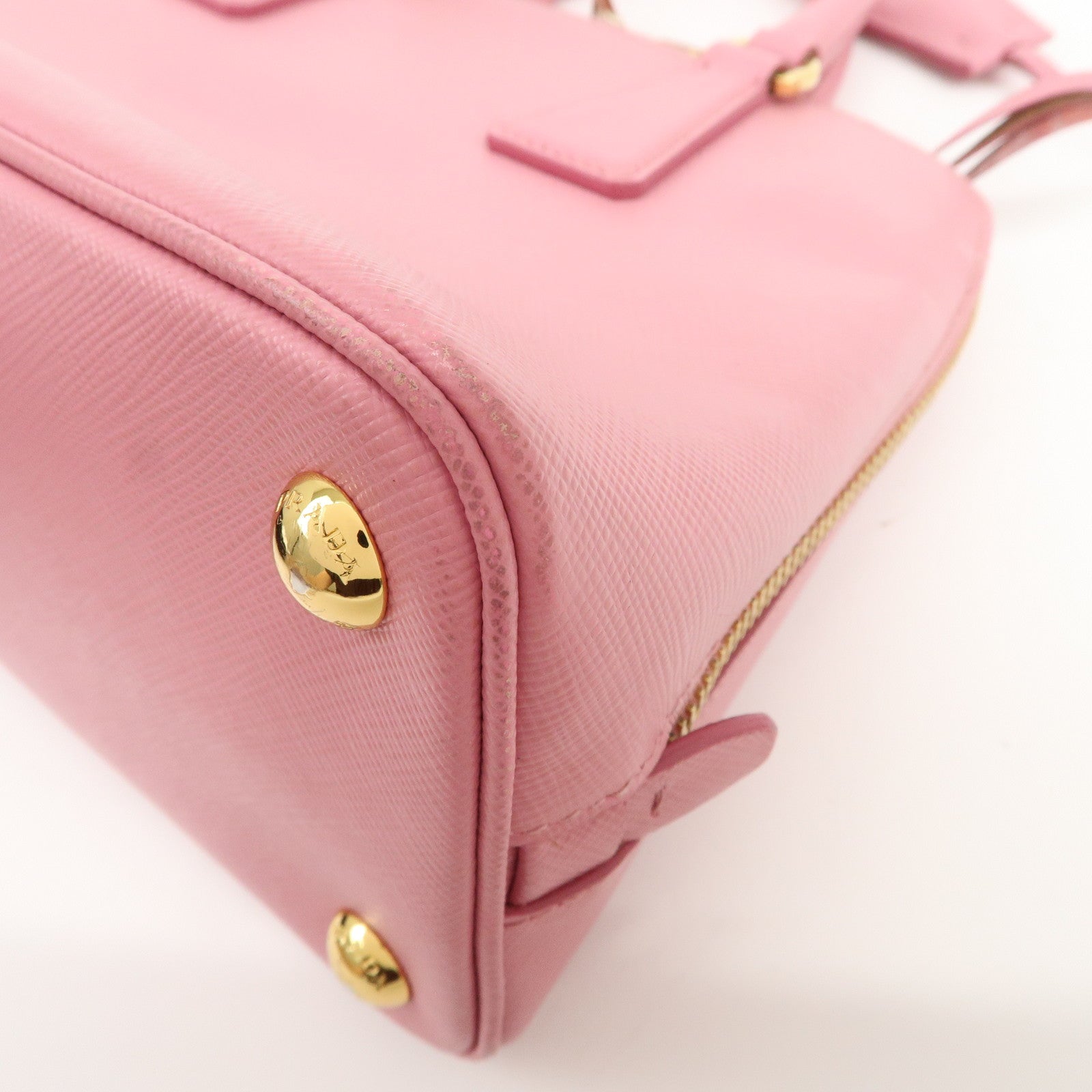 PRADA Triangle Logo Saffiano Leather Promenade Small 2WayBag BL0838