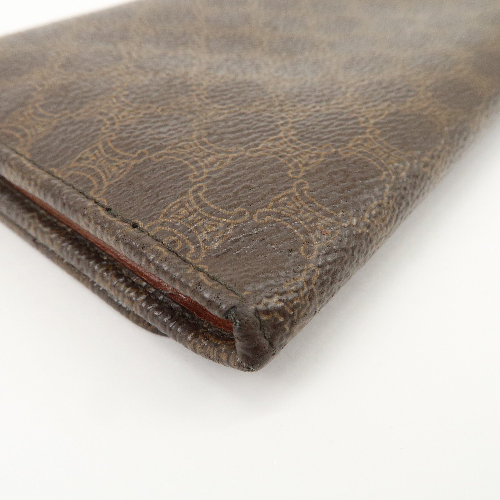 Celine Macadam Set of 2 PVC Long Wallet Brown Black