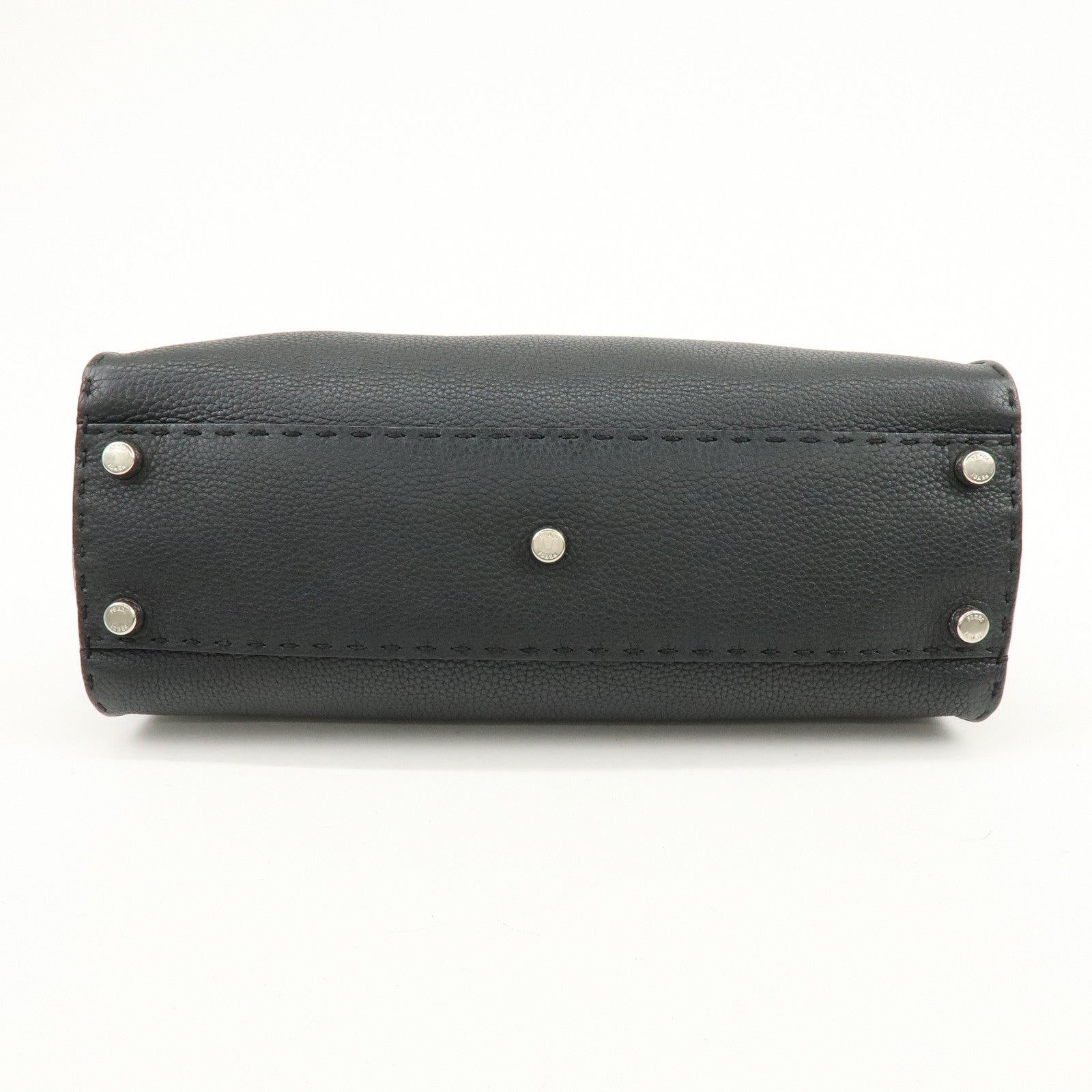 FENDI Selleria Peekaboo Leather 2Way Bag Hand Shoulder Bag 8BN290
