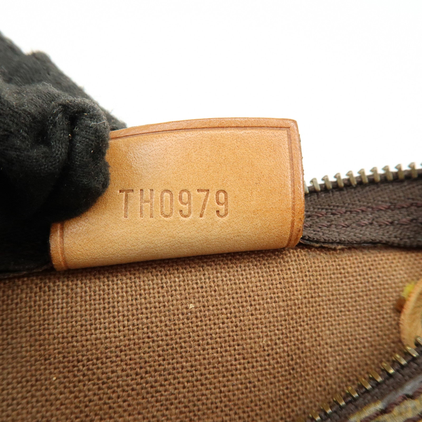 Louis Vuitton Monogram Mini Speedy Hand Bag & Strap Brown M41534