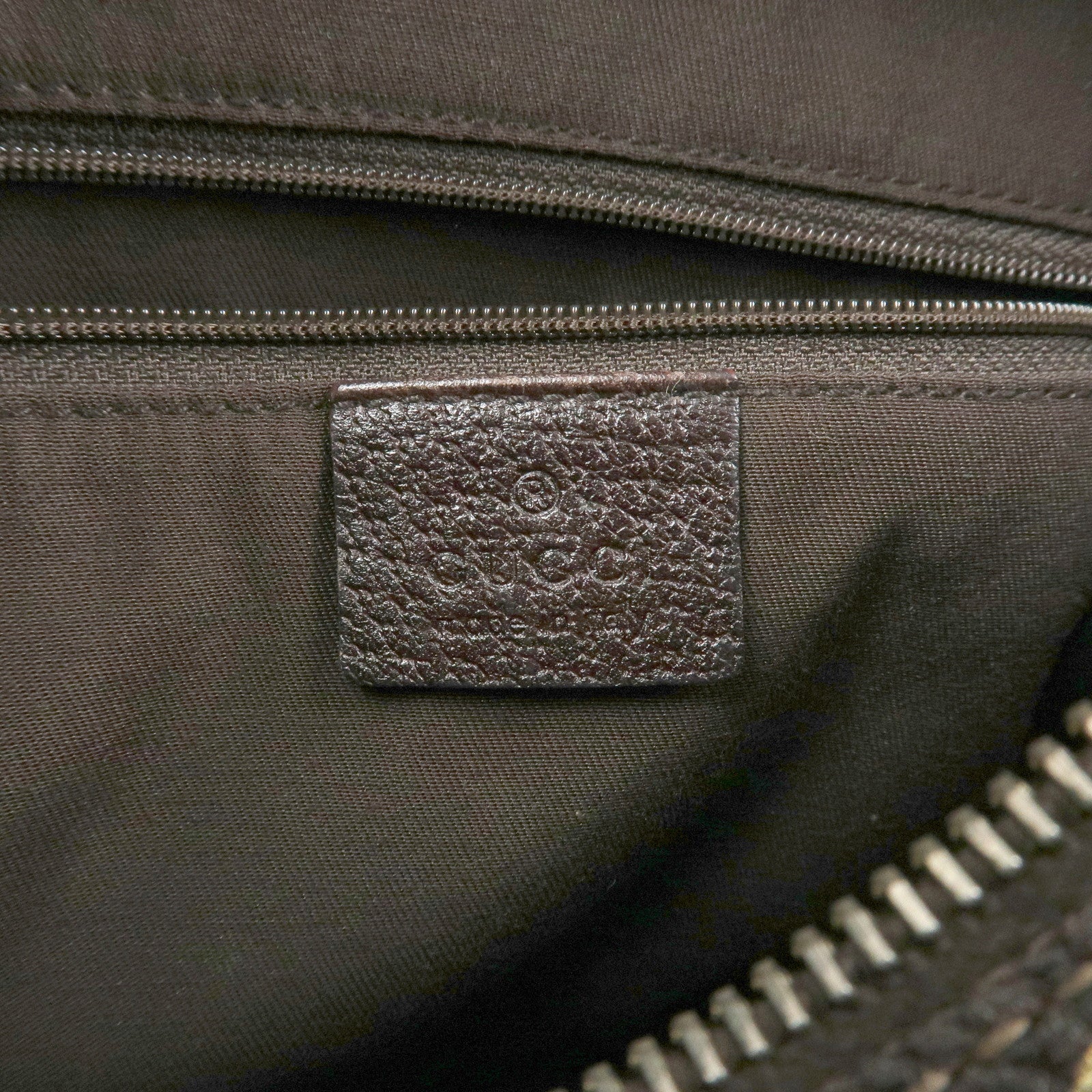 GUCCI Abbey GG Canvas Leather Mini Boston Bag Brown Beige 130942