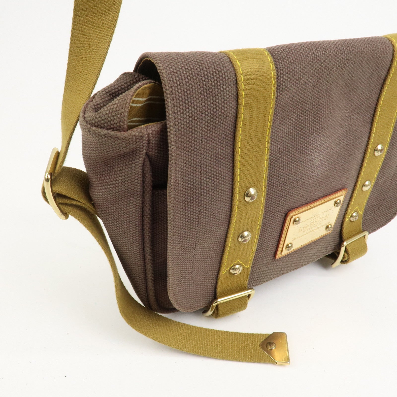 Louis Vuitton Antigua Besace PM Shoulder Bag Brown M40080