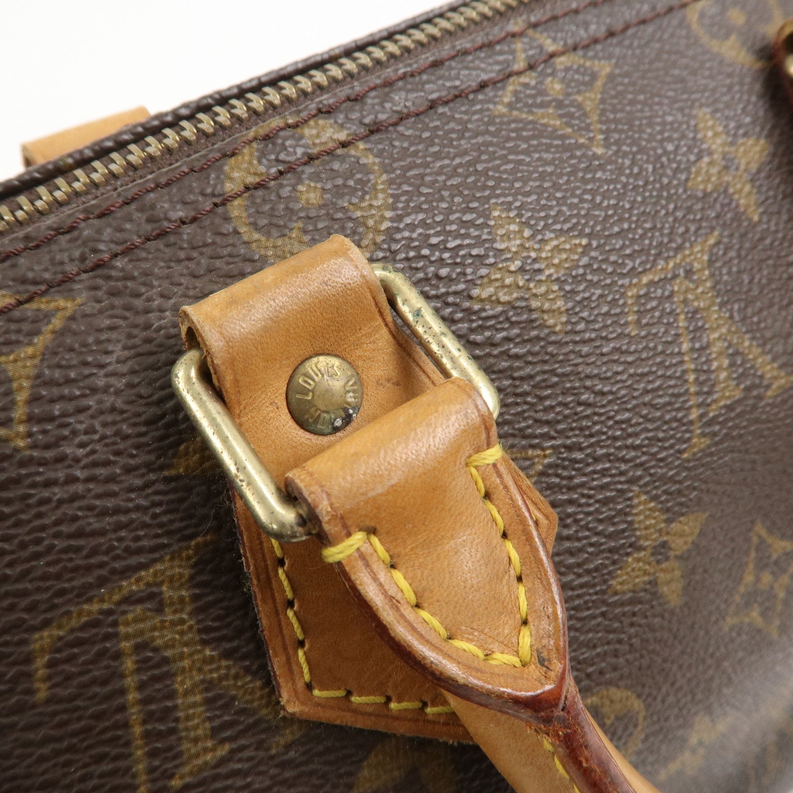 Louis Vuitton Monogram Speedy 25 Boston Bag Hand Bag Brown M41528