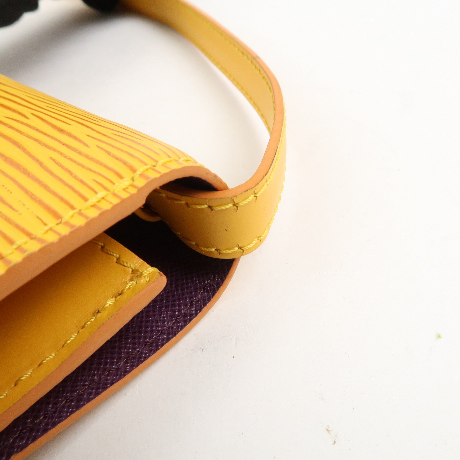 Louis Vuitton Epi Pochette Arche Shoulder Bag Tassili Yellow M52579