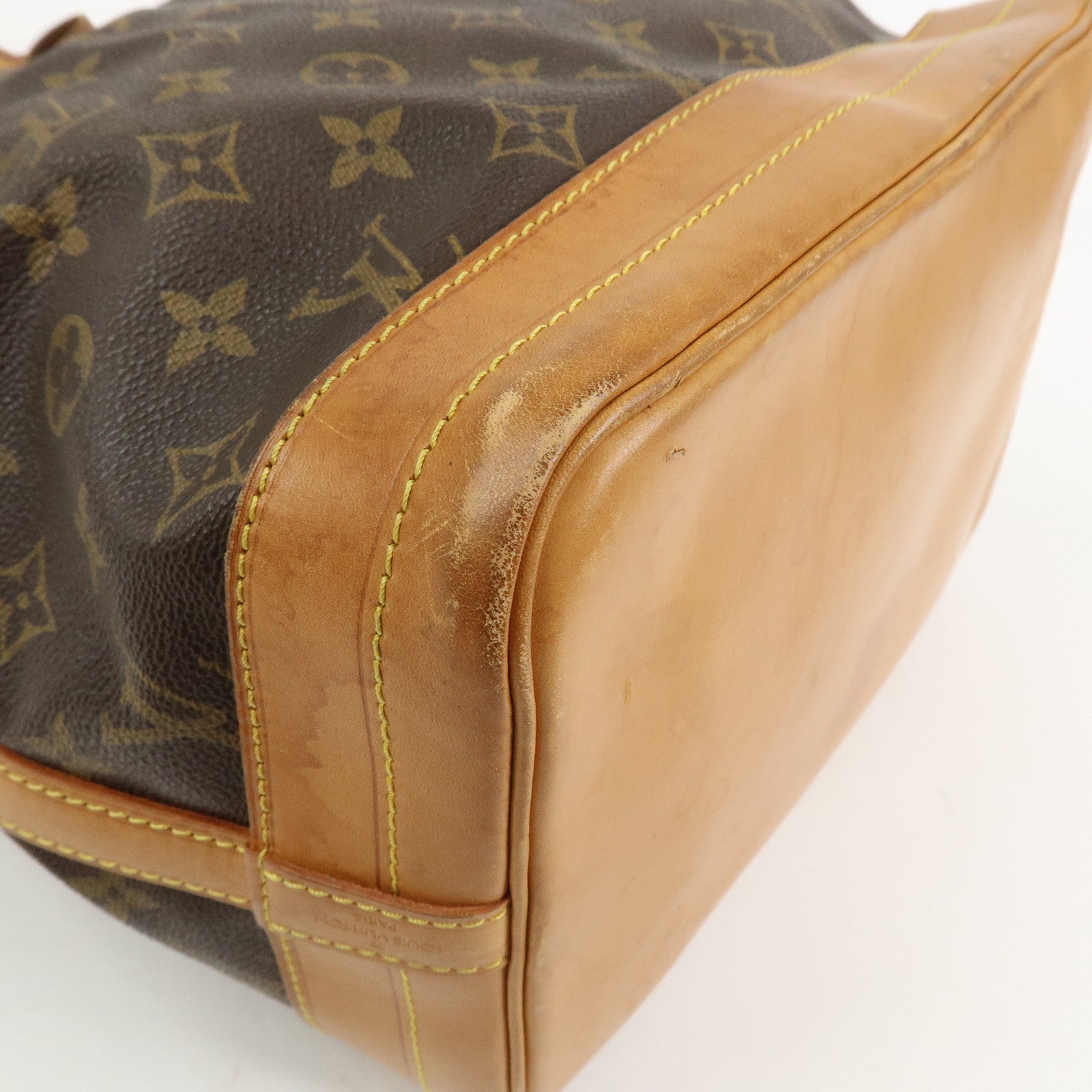 Louis Vuitton Monogram Noe Shoulder Bag Hand Bag Brown M42224