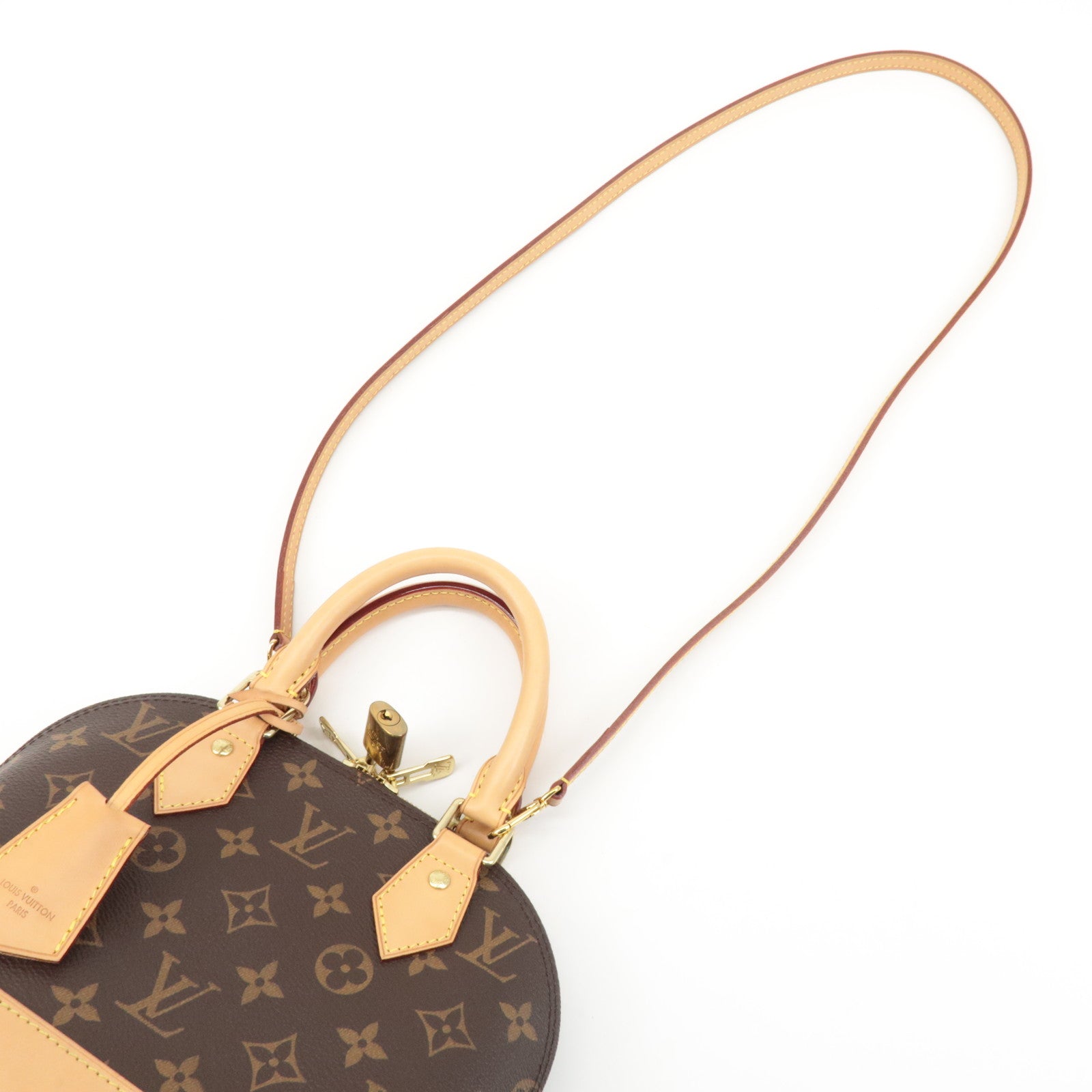 Louis Vuitton Monogram Alma BB 2Way Hand Bag Shoulder Bag M53152 Used