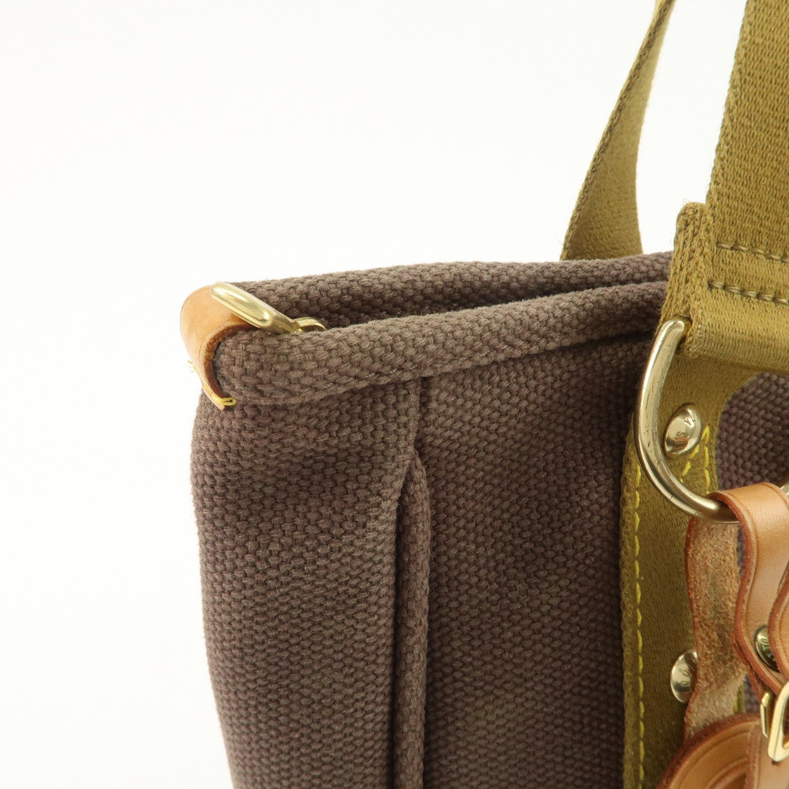 Louis Vuitton Antigua Cabas MM Tote Bag Shoulder Bag Brown M40086