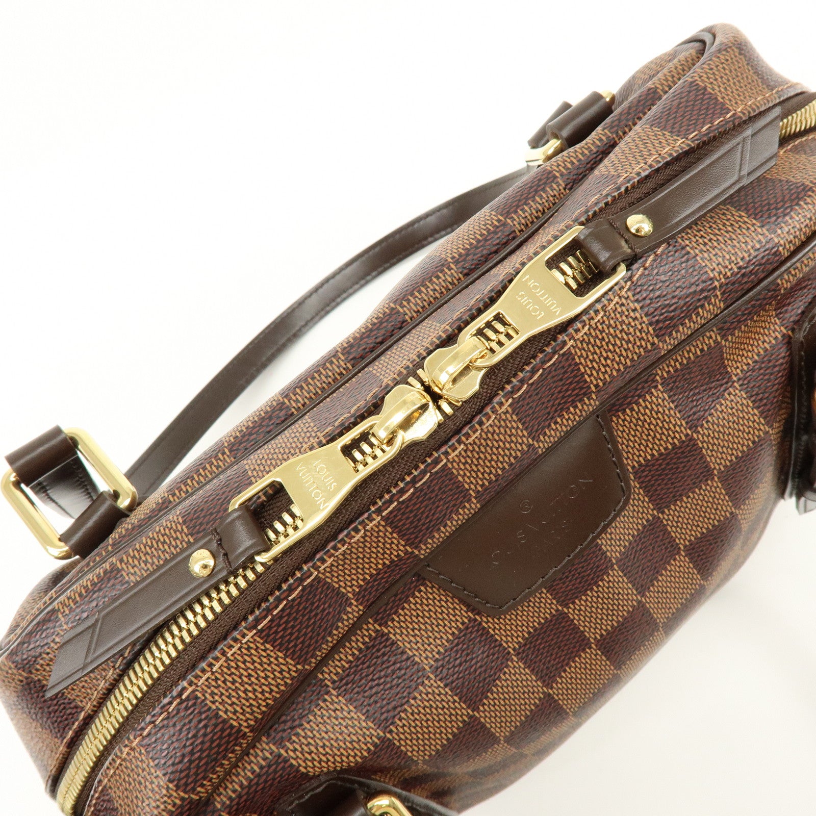 Louis Vuitton Damier Ebene Rivington PM Shoulder Hand Bag N41157