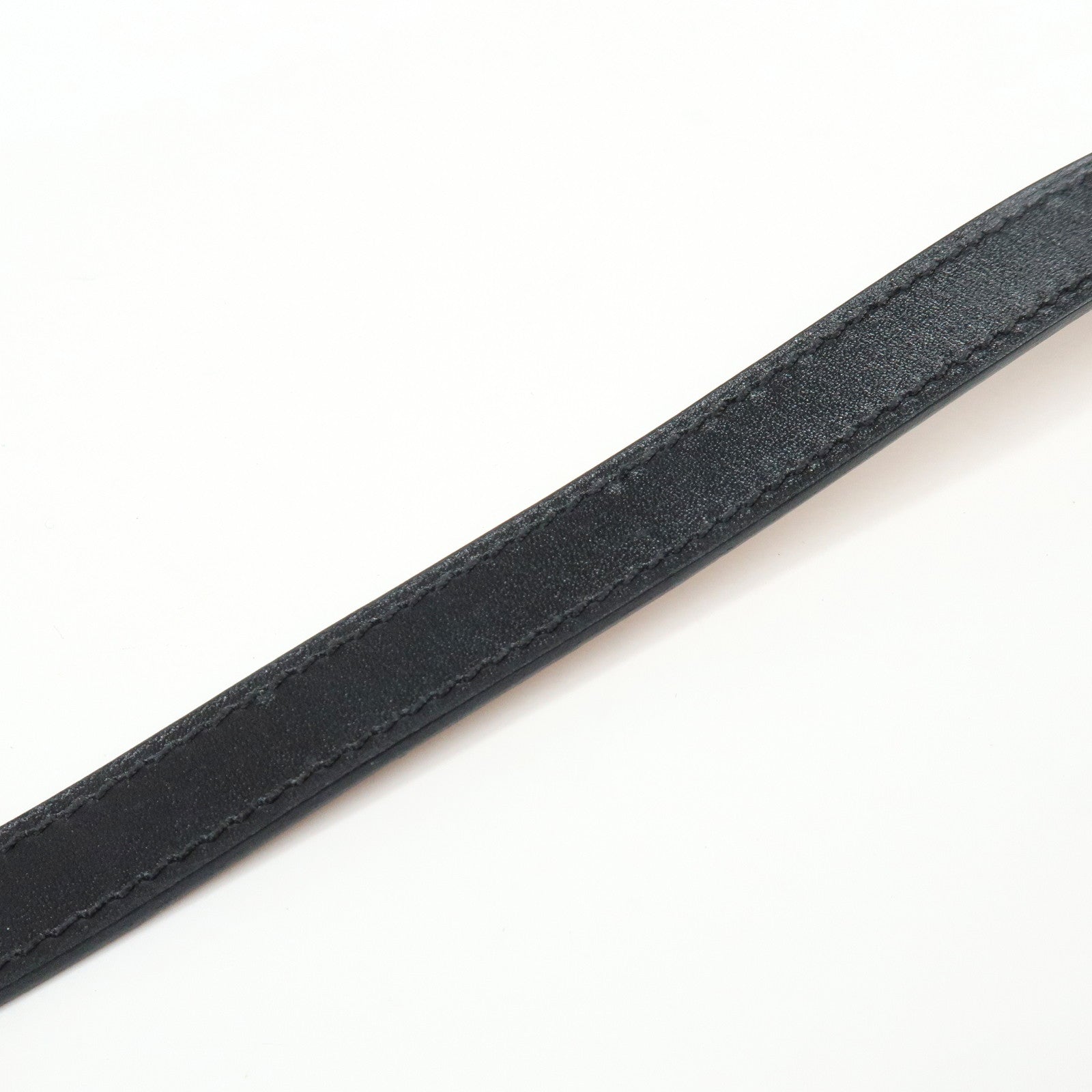 HERMES Vaux Swift Mini Kelly Double Tour Bracelet D Stamped Black