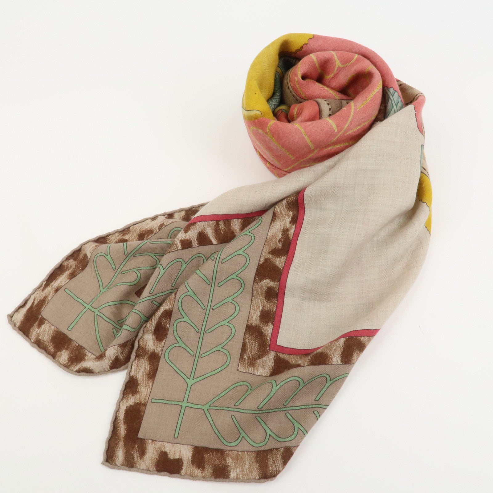 HERMES Carre Geant Cashmere Scarf SELLE D'OFFICIER EN GRANDE TENUE