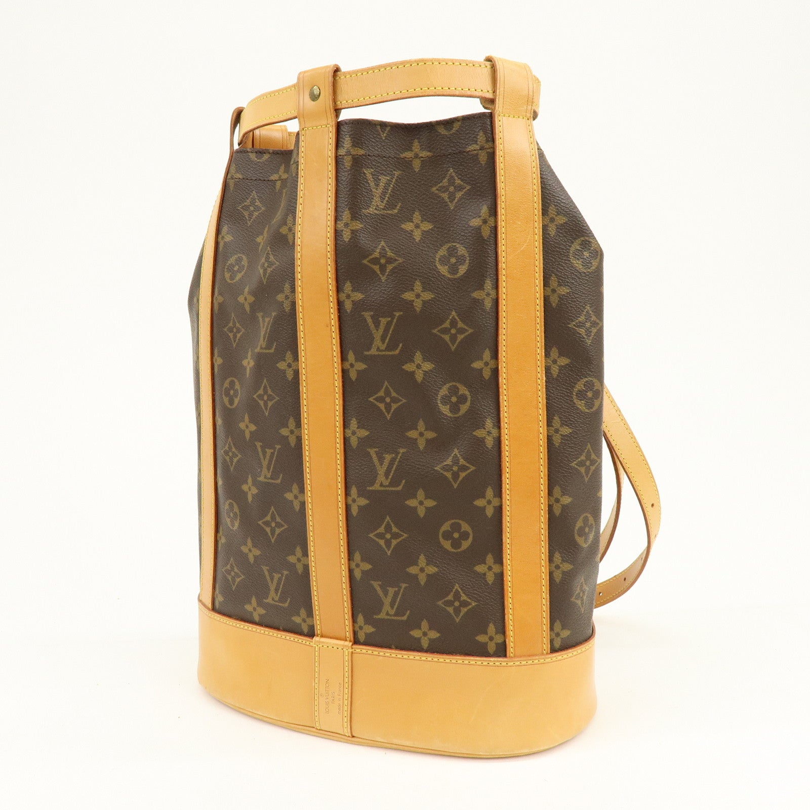 Louis Vuitton Monogram Randonnee PM Shoulder Bag Brown M42243