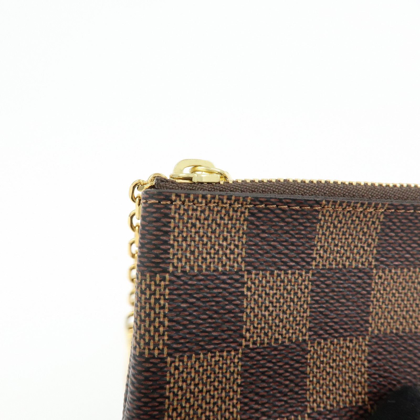 Louis Vuitton Damier Canvas Pochette Cles Damier Ebene N62658