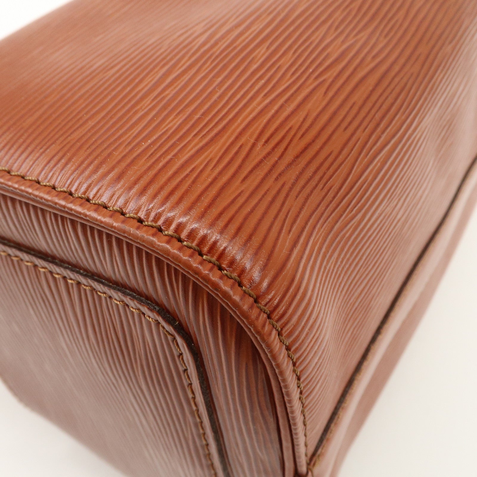 Louis Vuitton Epi Speedy 25 Hand Boston Bag Kenya Brown M43013 Used