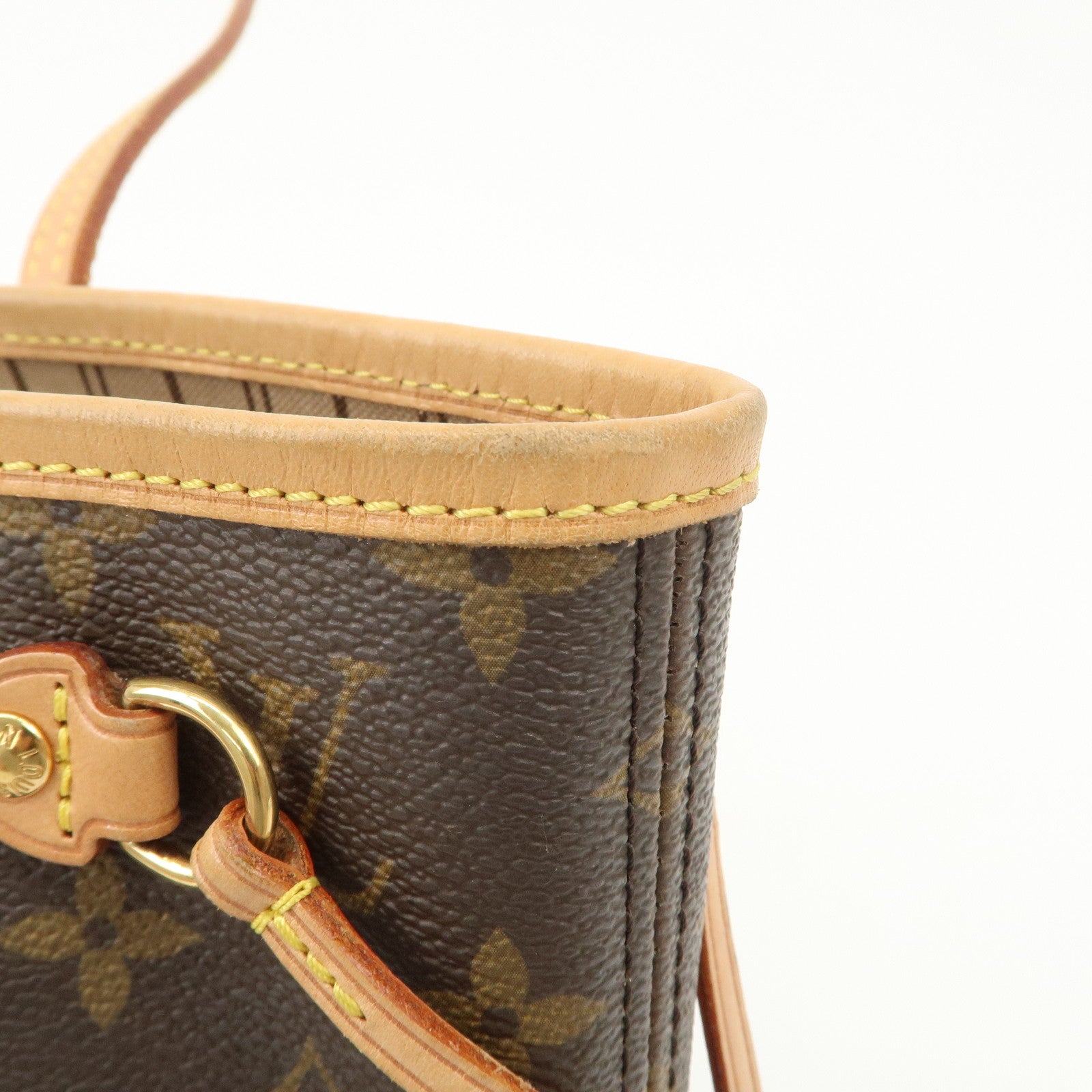 Louis Vuitton Monogram Neverfull PM Tote Bag Brown M40155