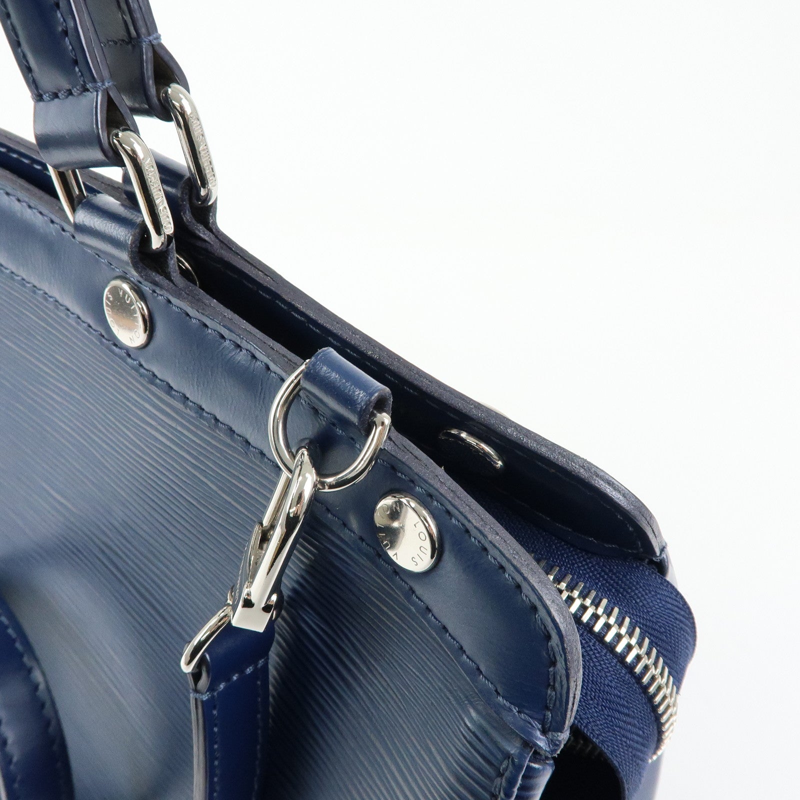 Louis Vuitton Epi Brea MM 2Way Bag Hand Bag Indigo M40821