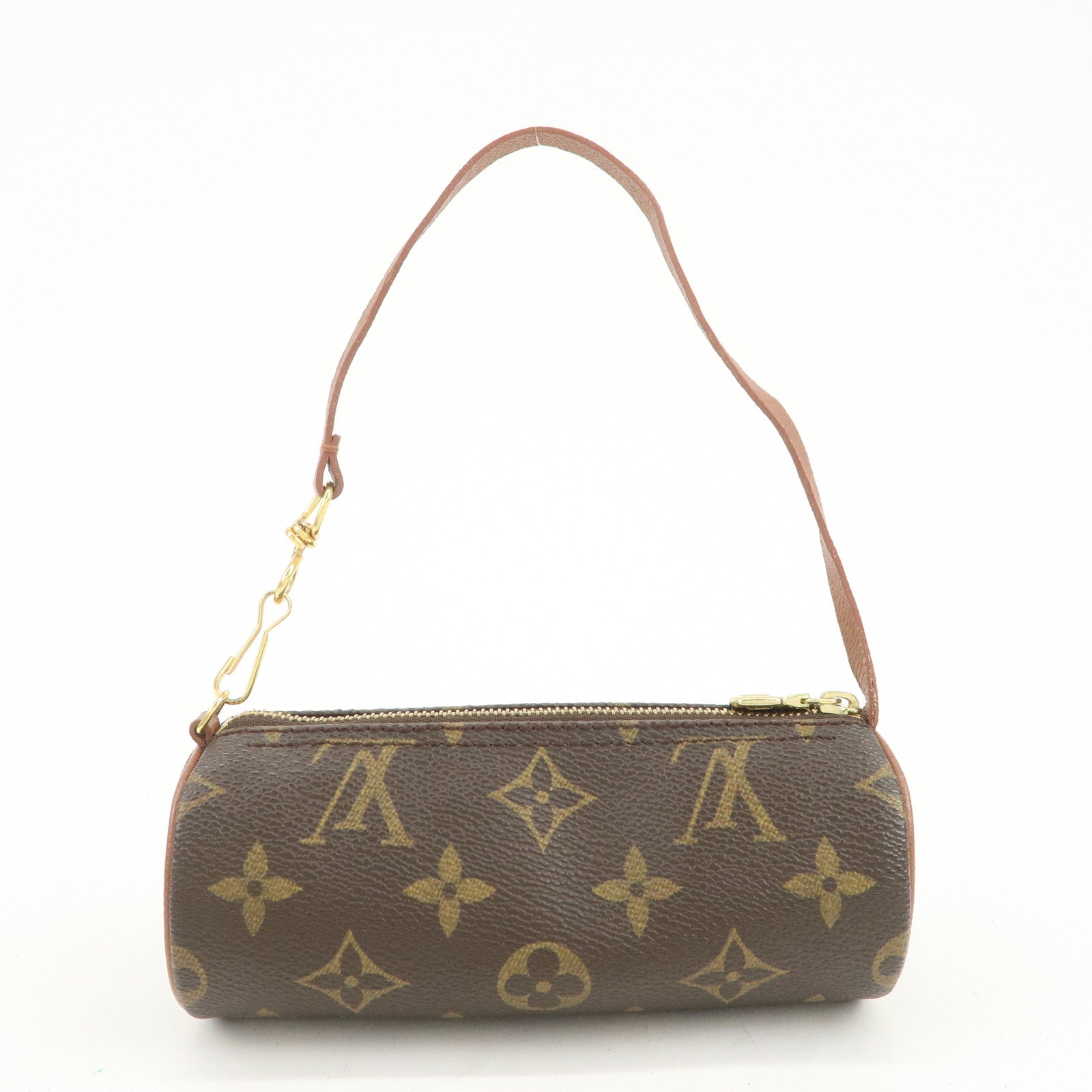 Louis Vuitton Monogram Mini Pouch for Papillon Bag Old Style Brown