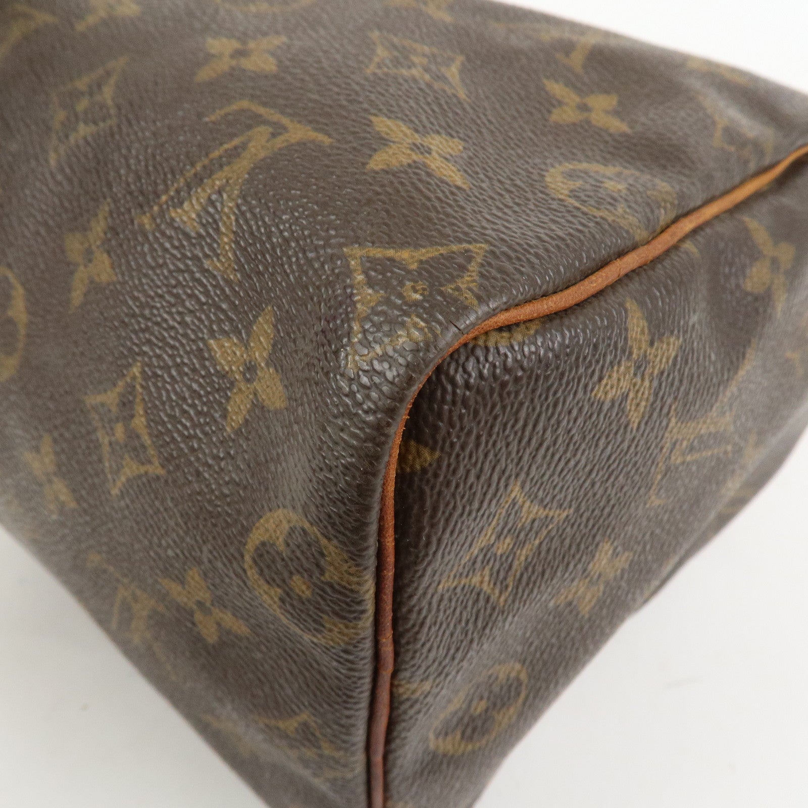 Louis Vuitton Monogram Speedy 25 Boston Bag Hand Bag Brown M41528