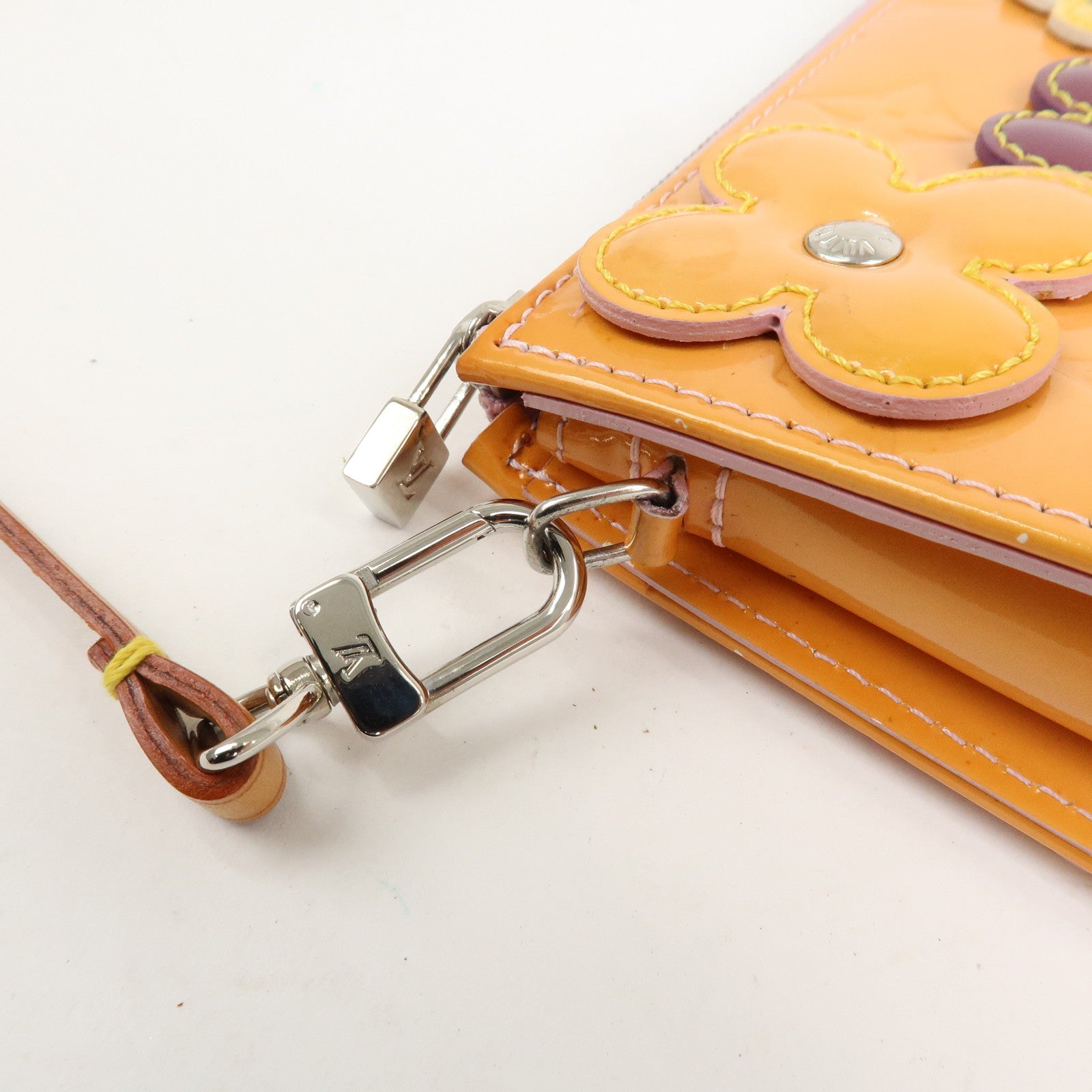 Louis Vuitton Monogram Vernis Flower Lexington Pouch M92248