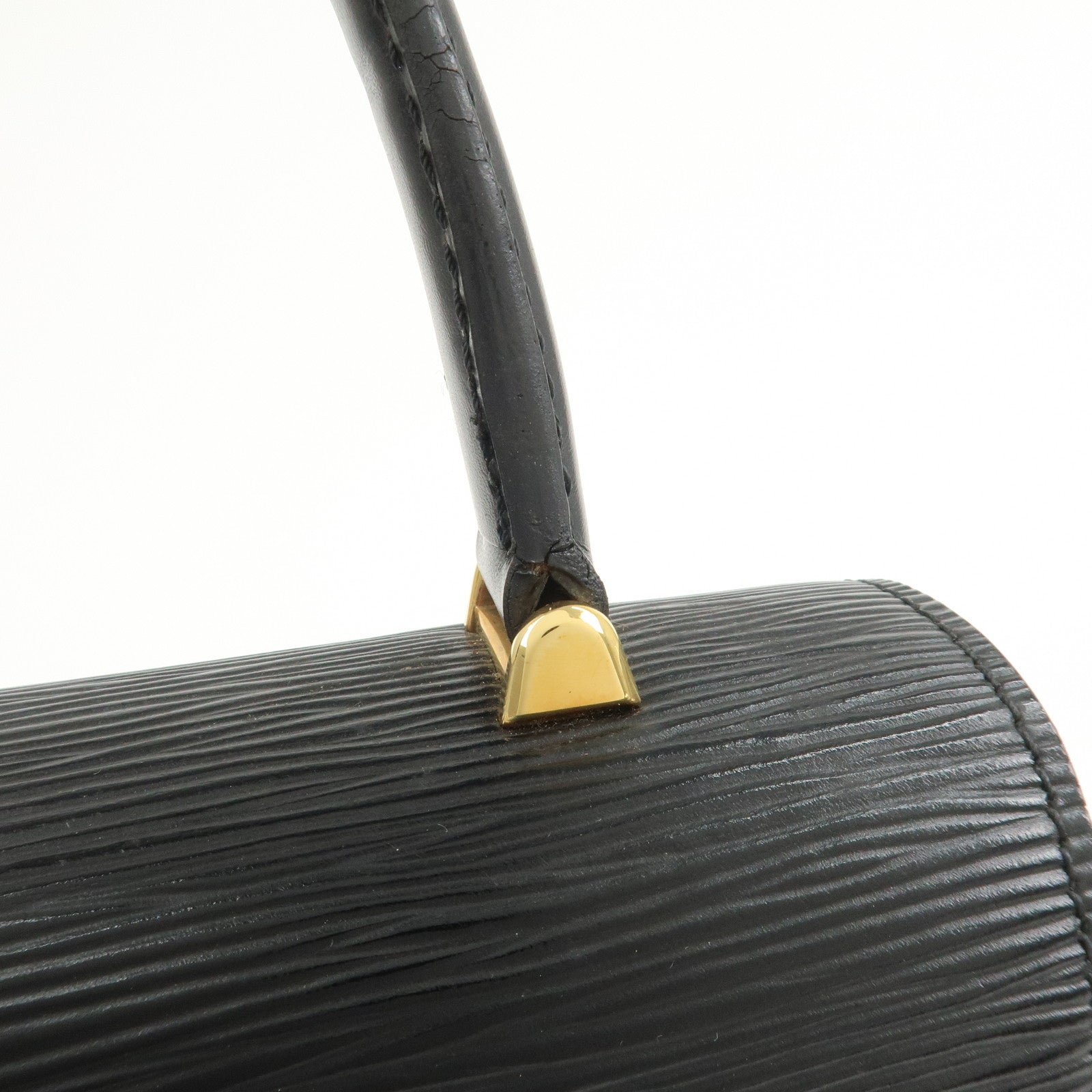 Louis Vuitton Epi Leather Malesherbes Hand Bag Noir M52372